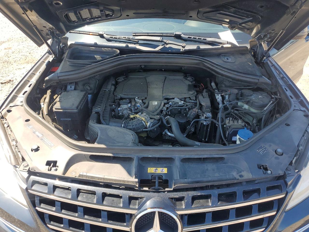 2012 Mercedes-benz Ml 350 4matic Серый vin: 4JGDA5HB9CA024020