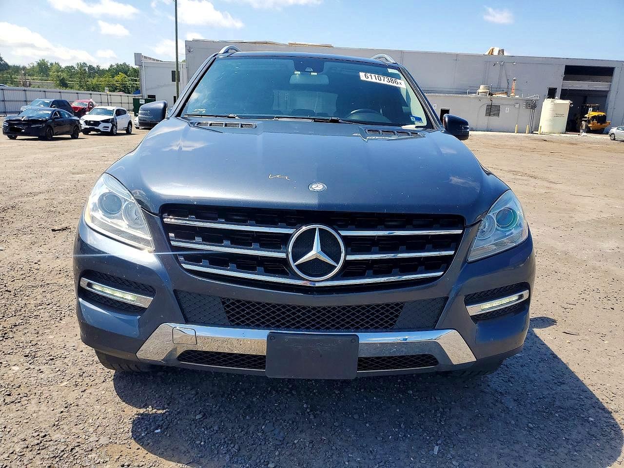 2012 Mercedes-benz Ml 350 4matic Серый vin: 4JGDA5HB9CA024020