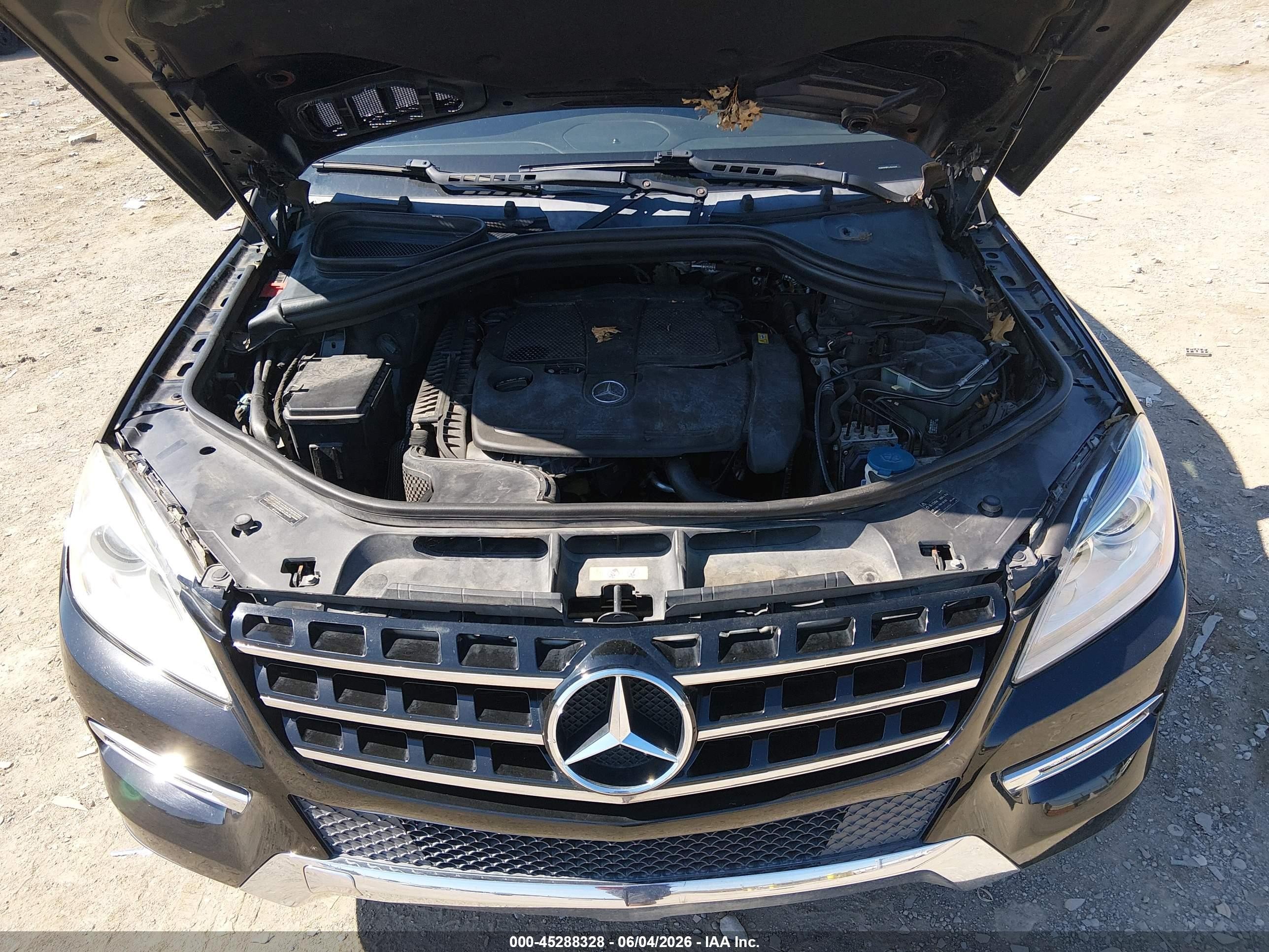 2012 Mercedes-benz Ml 350 4matic Black vin: 4JGDA5HB9CA024258