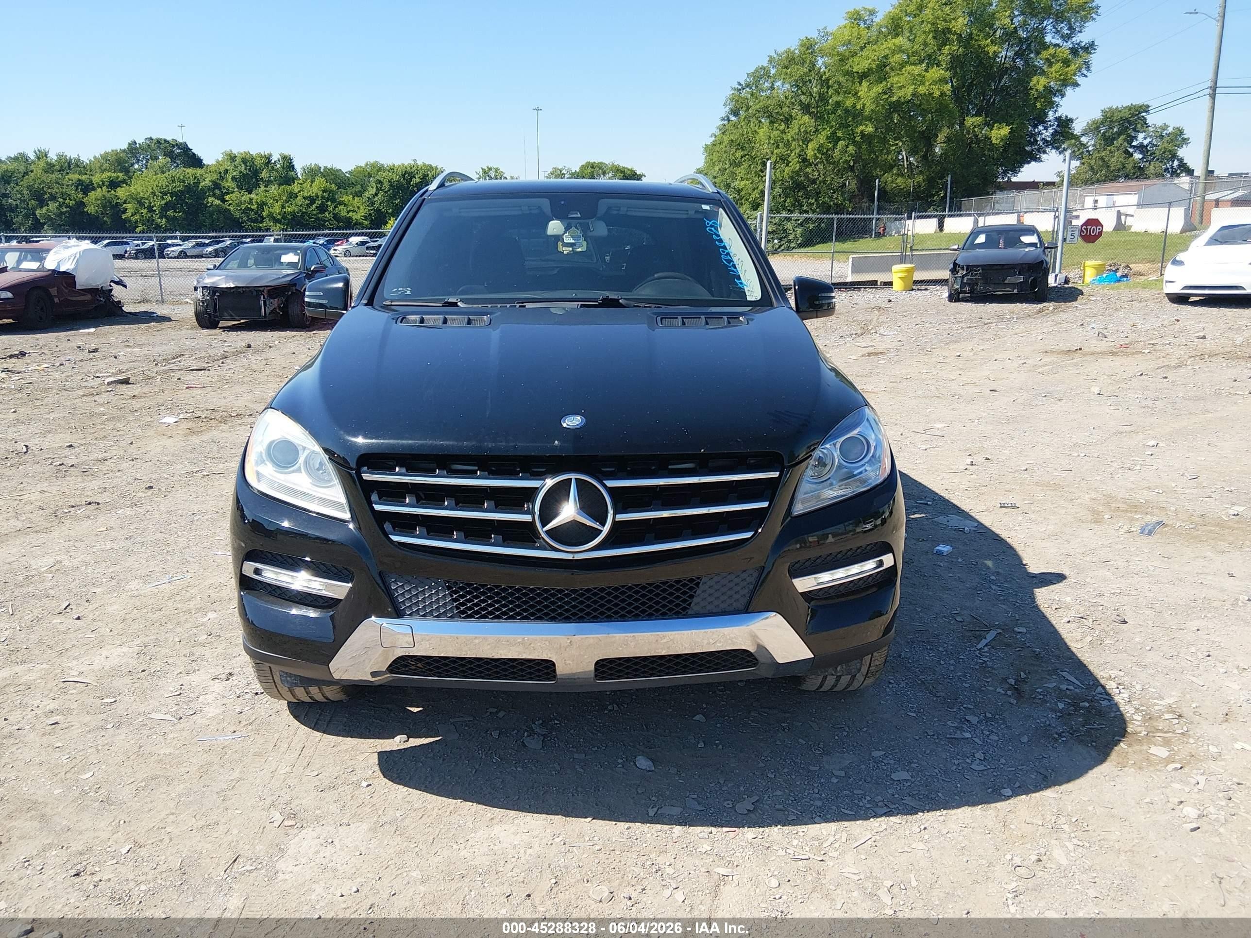 2012 Mercedes-benz Ml 350 4matic Black vin: 4JGDA5HB9CA024258