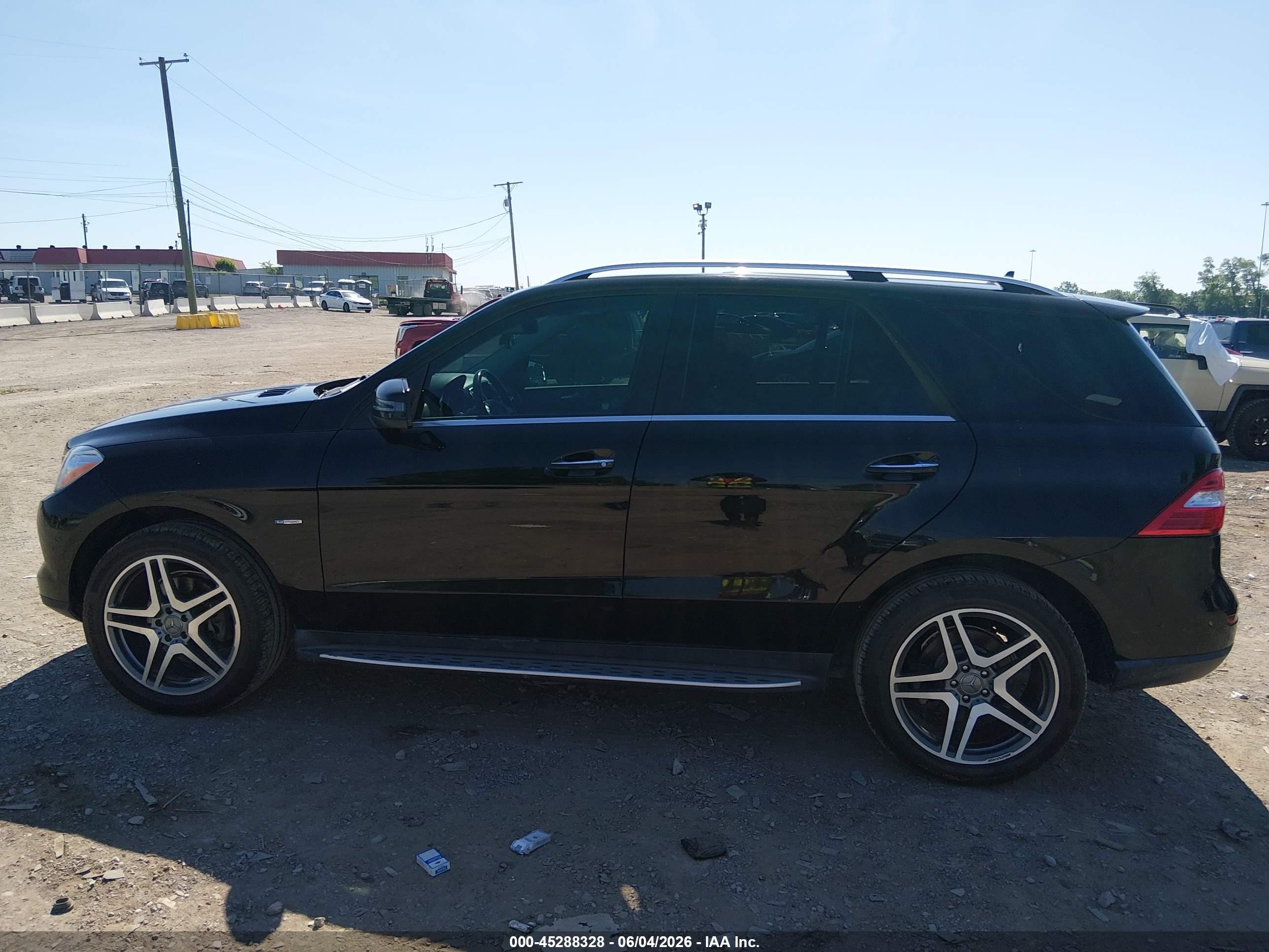 2012 Mercedes-benz Ml 350 4matic Black vin: 4JGDA5HB9CA024258
