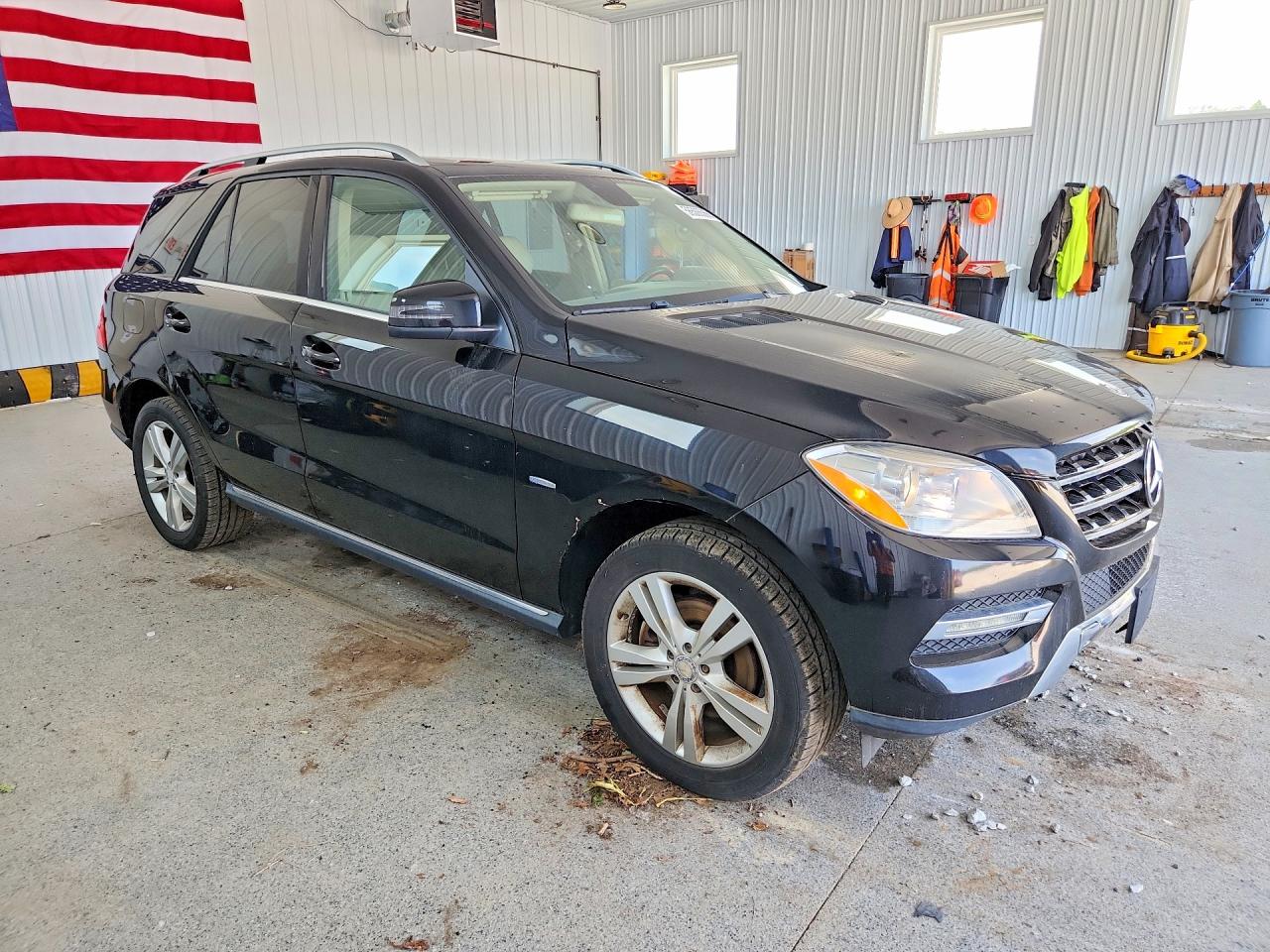 2012 Mercedes-benz Ml 350 4matic Black vin: 4JGDA5HB9CA045952