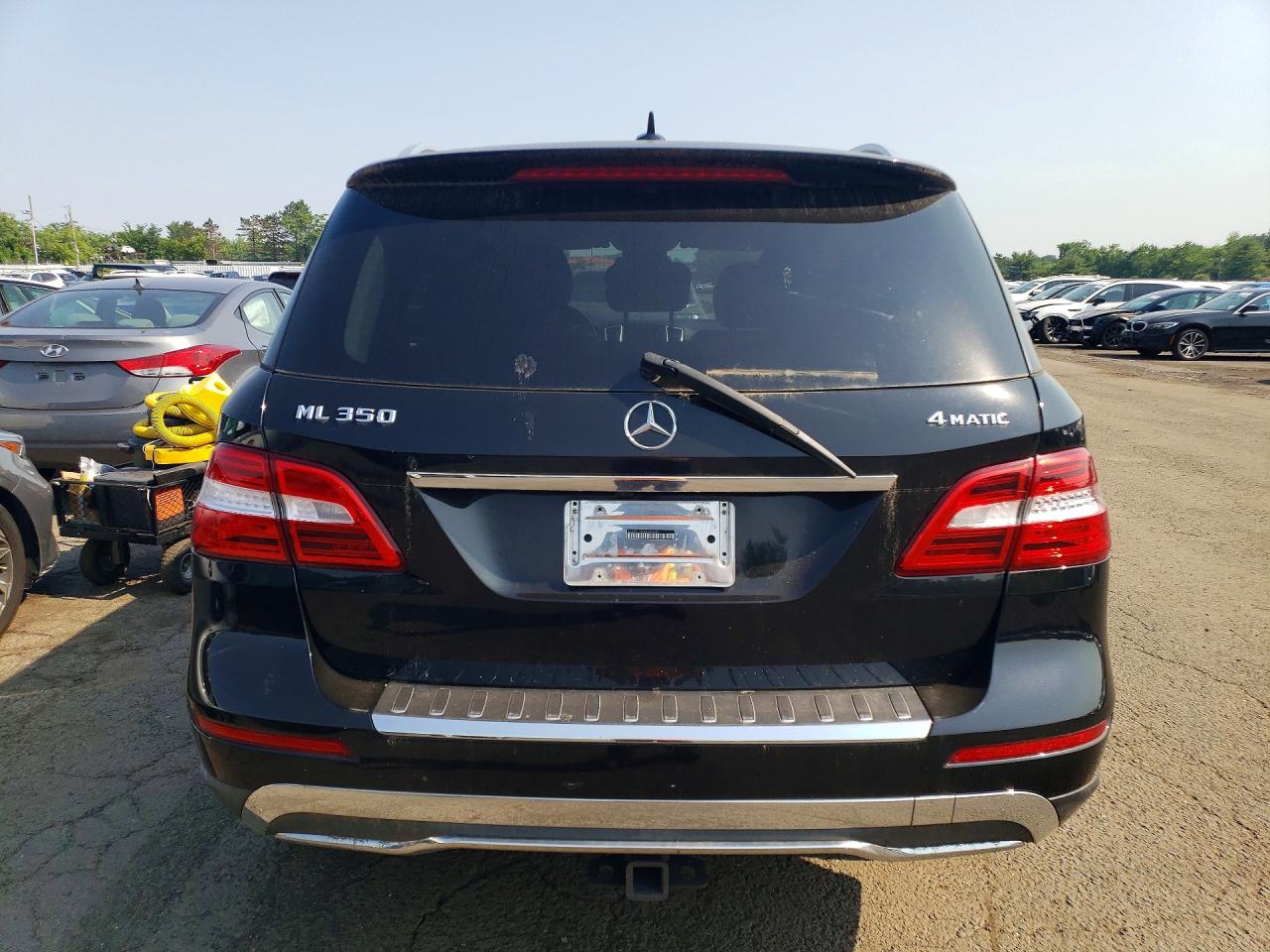 2013 Mercedes-benz Ml 350 4matic Black vin: 4JGDA5HB9DA103690