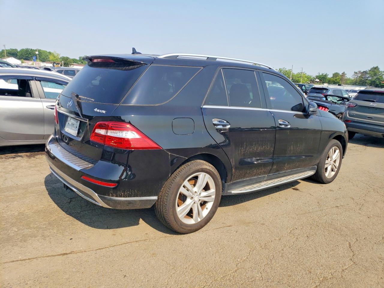 2013 Mercedes-benz Ml 350 4matic Black vin: 4JGDA5HB9DA103690