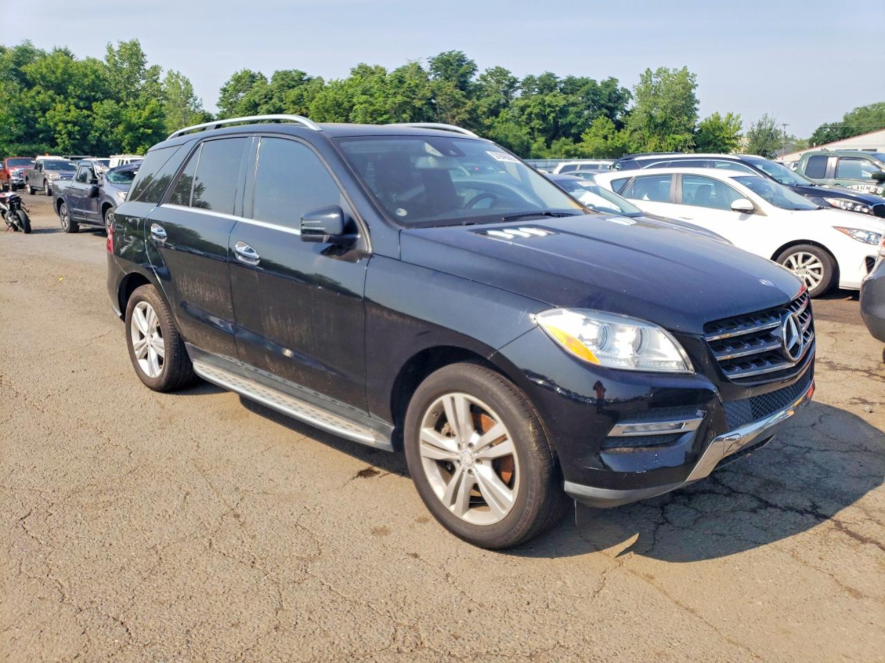 2013 Mercedes-benz Ml 350 4matic Black vin: 4JGDA5HB9DA103690