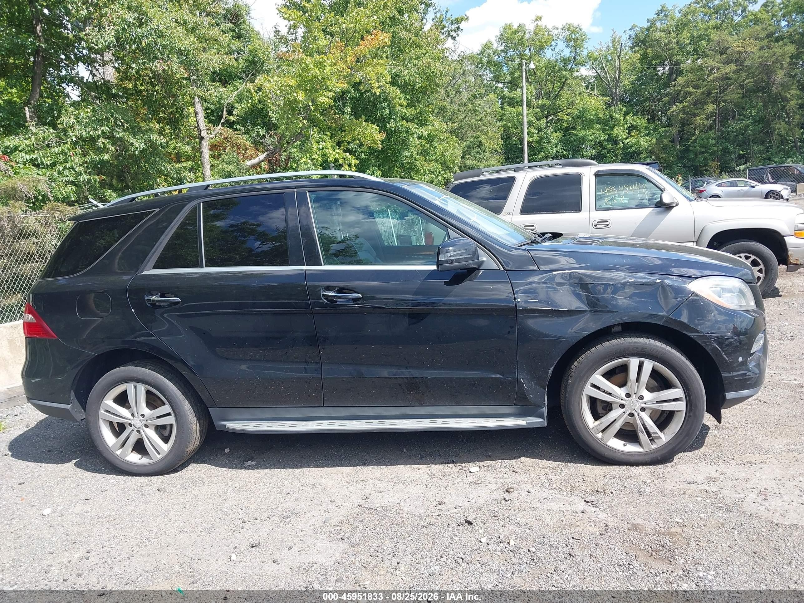 2013 Mercedes-benz Ml 350 4matic Black vin: 4JGDA5HB9DA123812