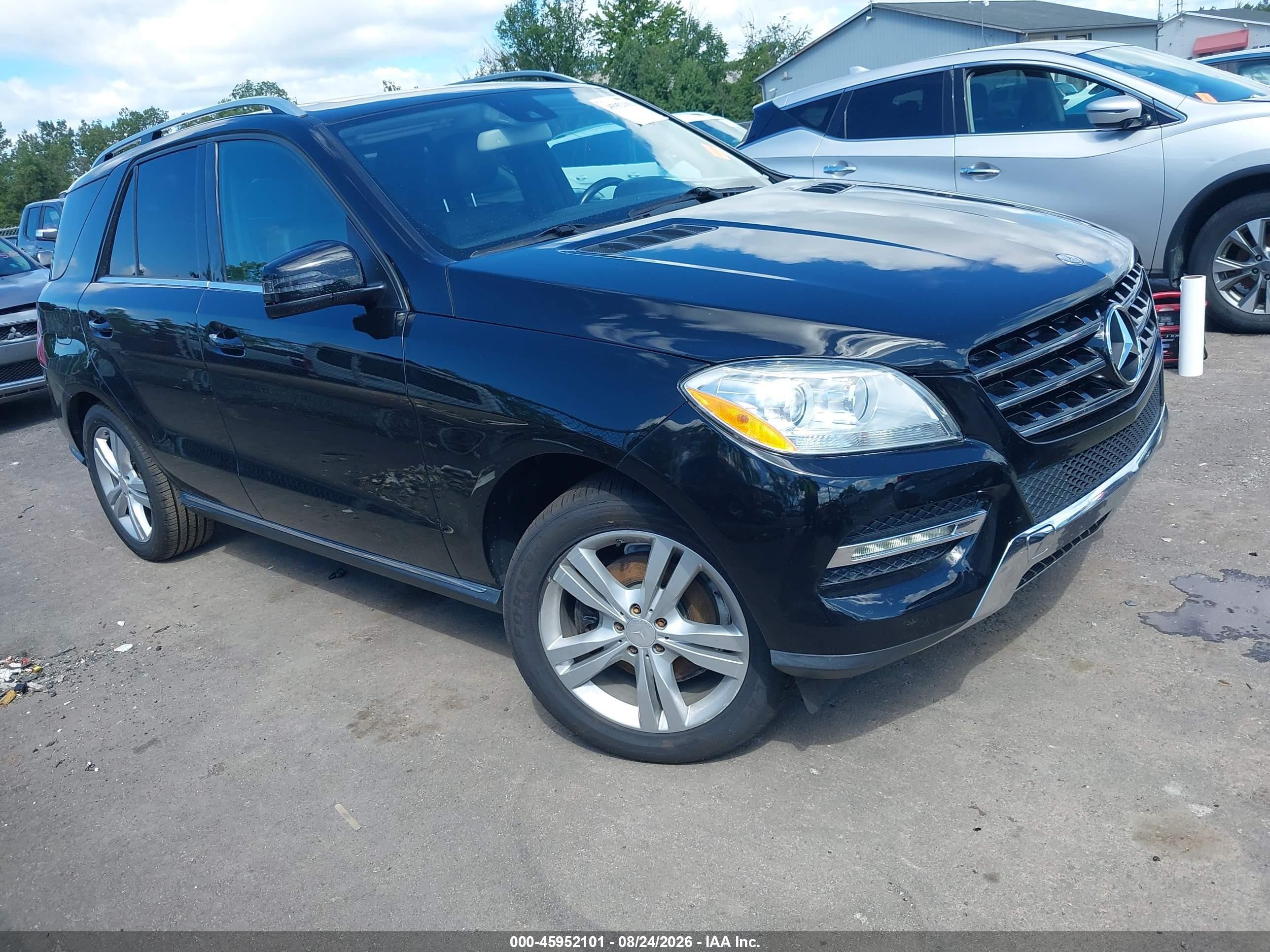 2013 Mercedes-benz Ml 350 4matic Black vin: 4JGDA5HB9DA134843