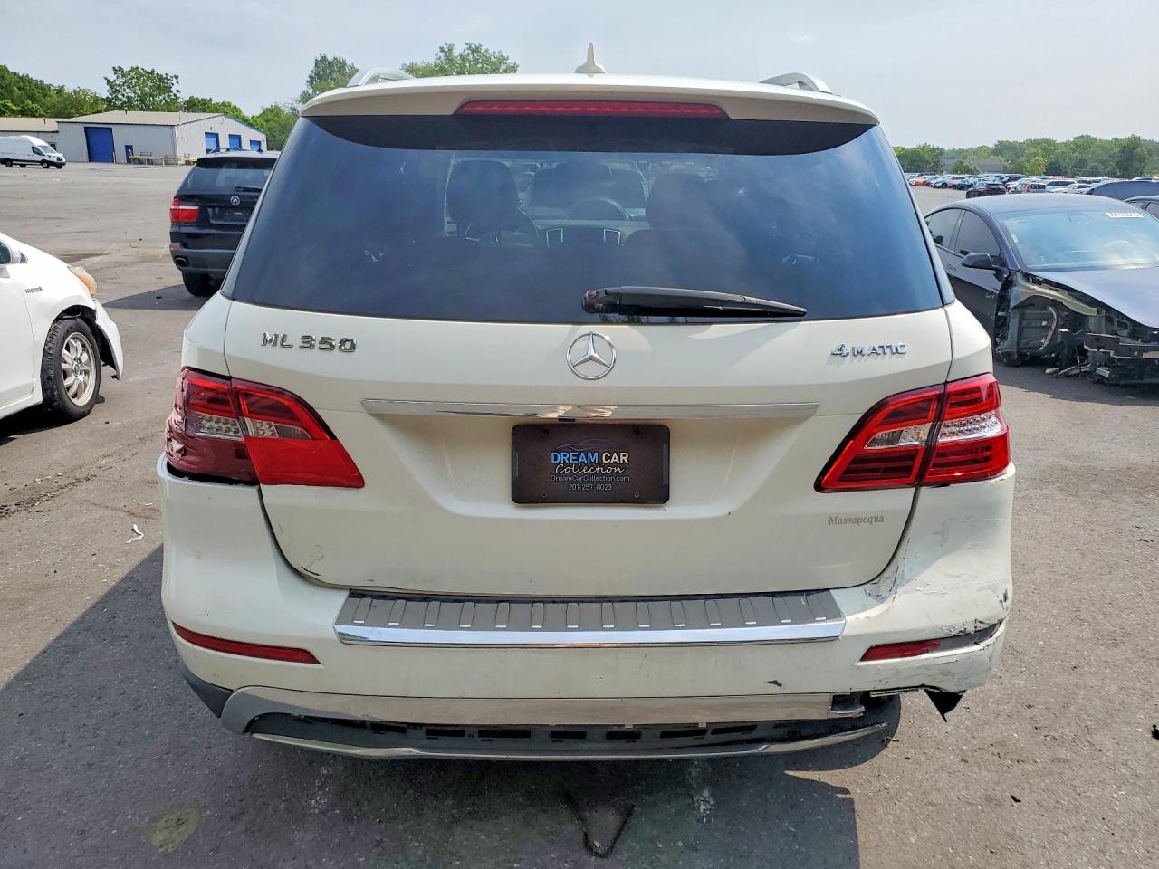 2013 Mercedes-benz Ml 350 4matic White vin: 4JGDA5HB9DA157037