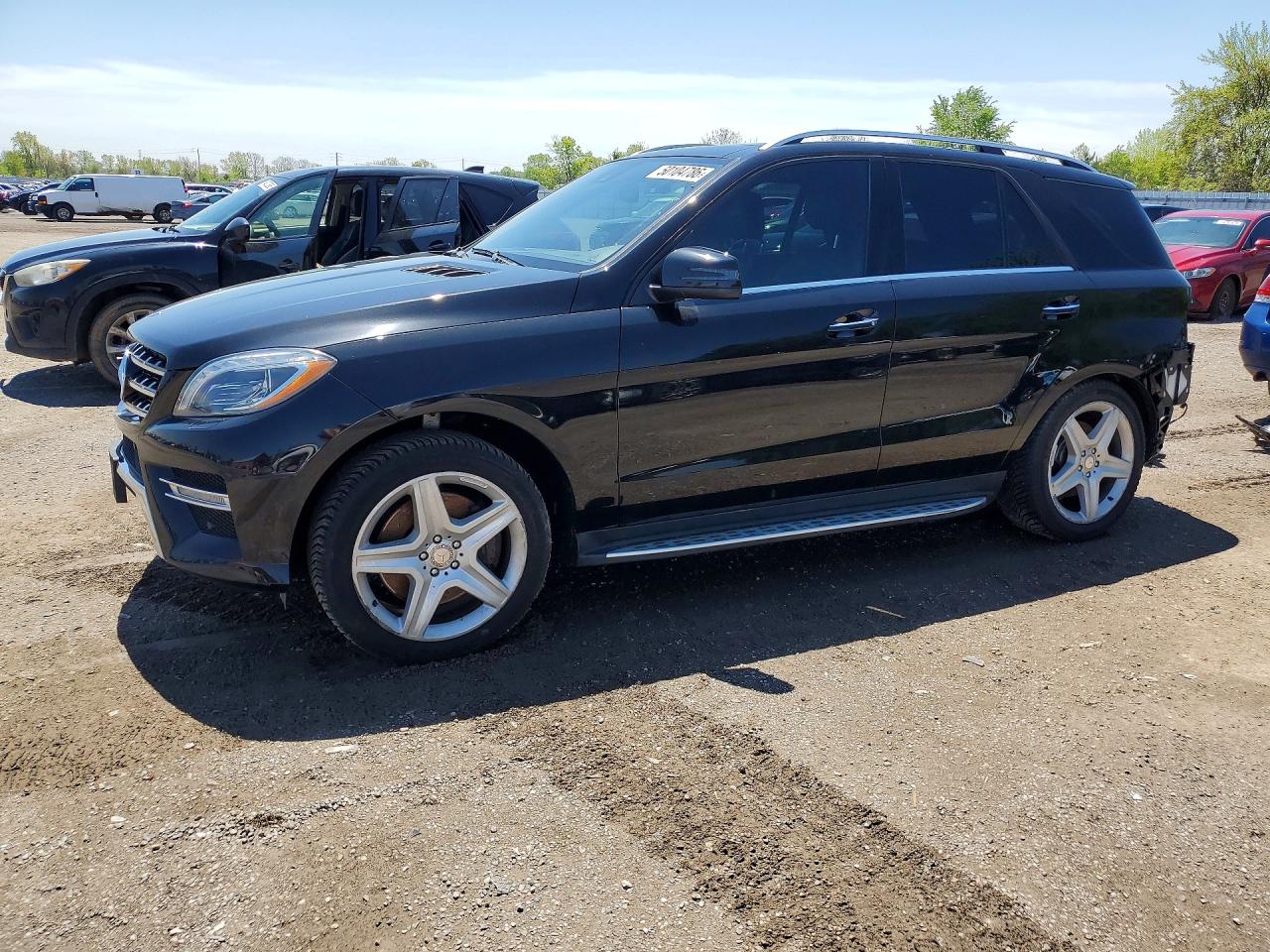 2013 Mercedes-benz Ml 350 4matic Black vin: 4JGDA5HB9DA249121