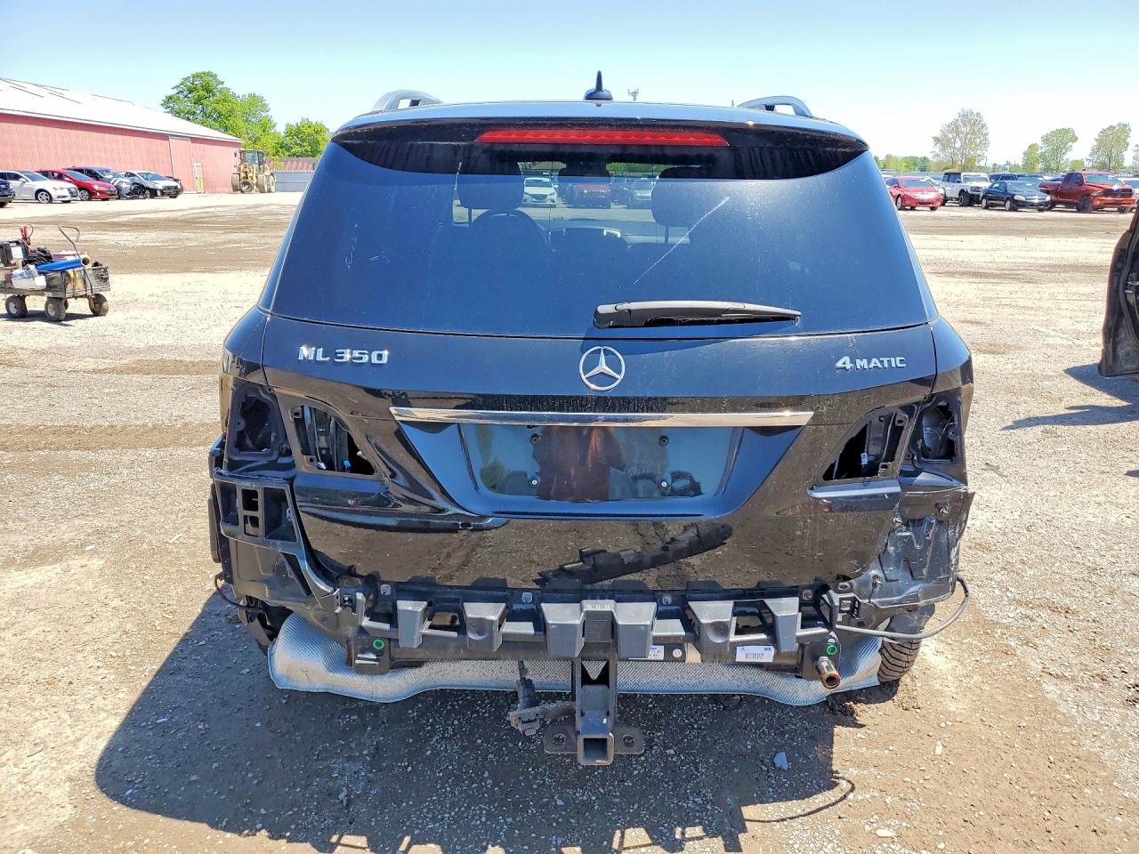 2013 Mercedes-benz Ml 350 4matic Black vin: 4JGDA5HB9DA249121