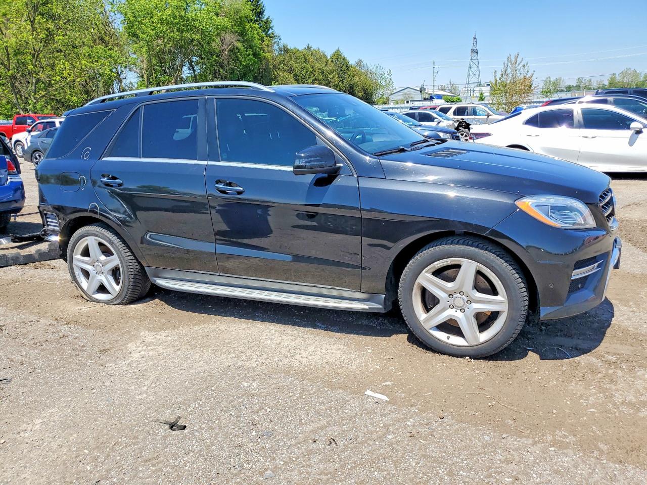 2013 Mercedes-benz Ml 350 4matic Black vin: 4JGDA5HB9DA249121