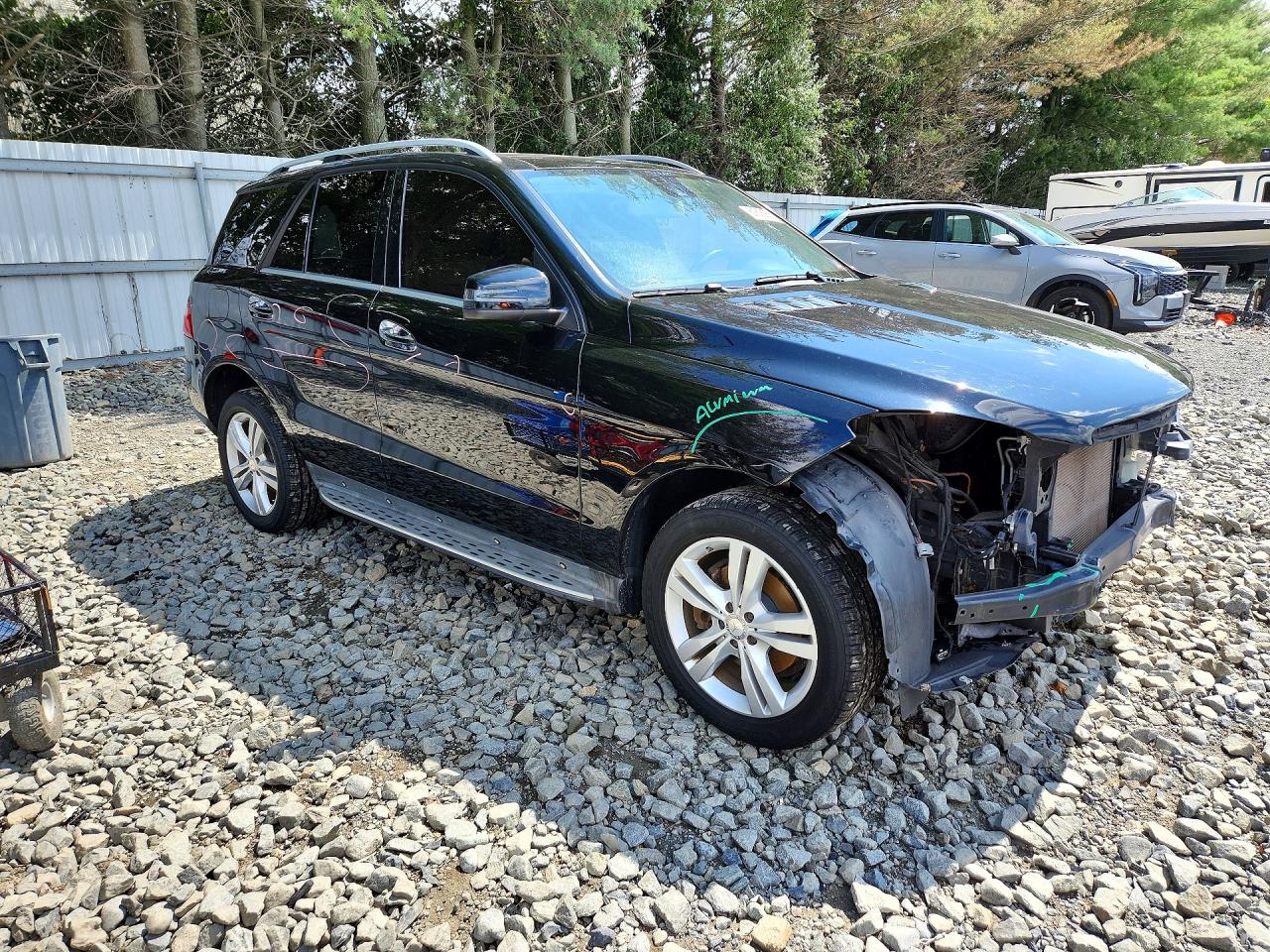 2014 Mercedes-benz Ml 350 4matic Black vin: 4JGDA5HB9EA273677