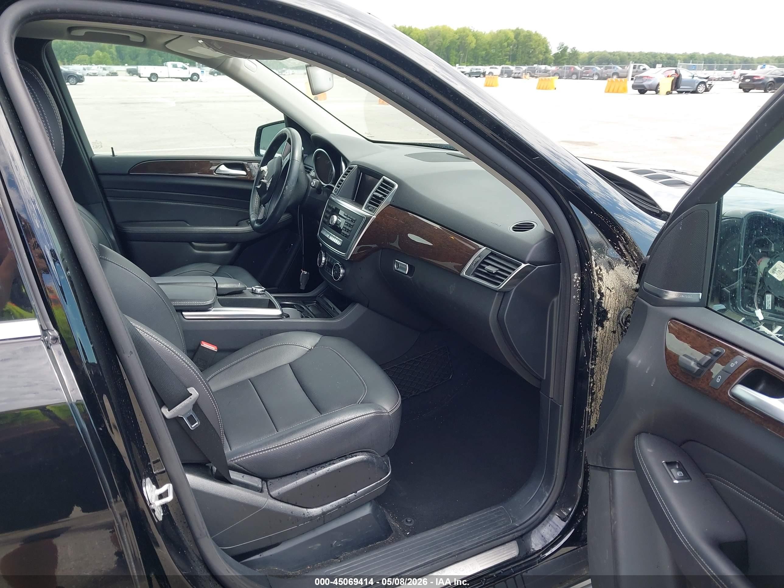 2014 Mercedes-benz Ml 350 4matic Black vin: 4JGDA5HB9EA309724