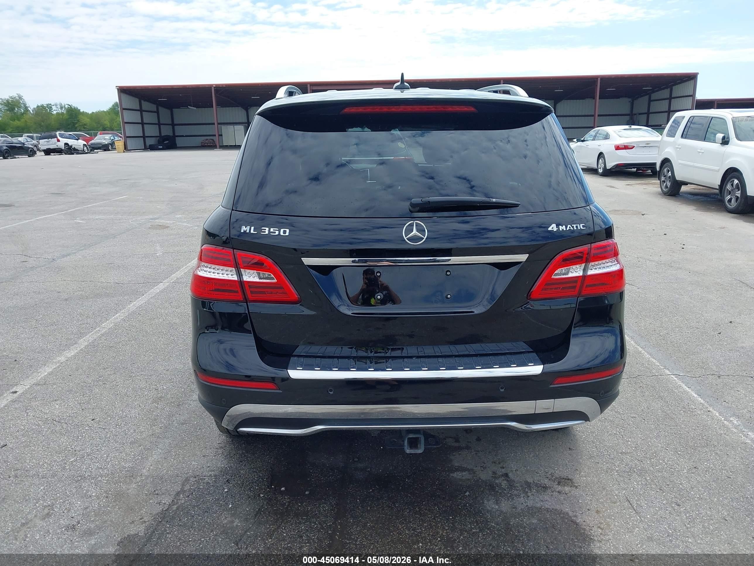 2014 Mercedes-benz Ml 350 4matic Black vin: 4JGDA5HB9EA309724
