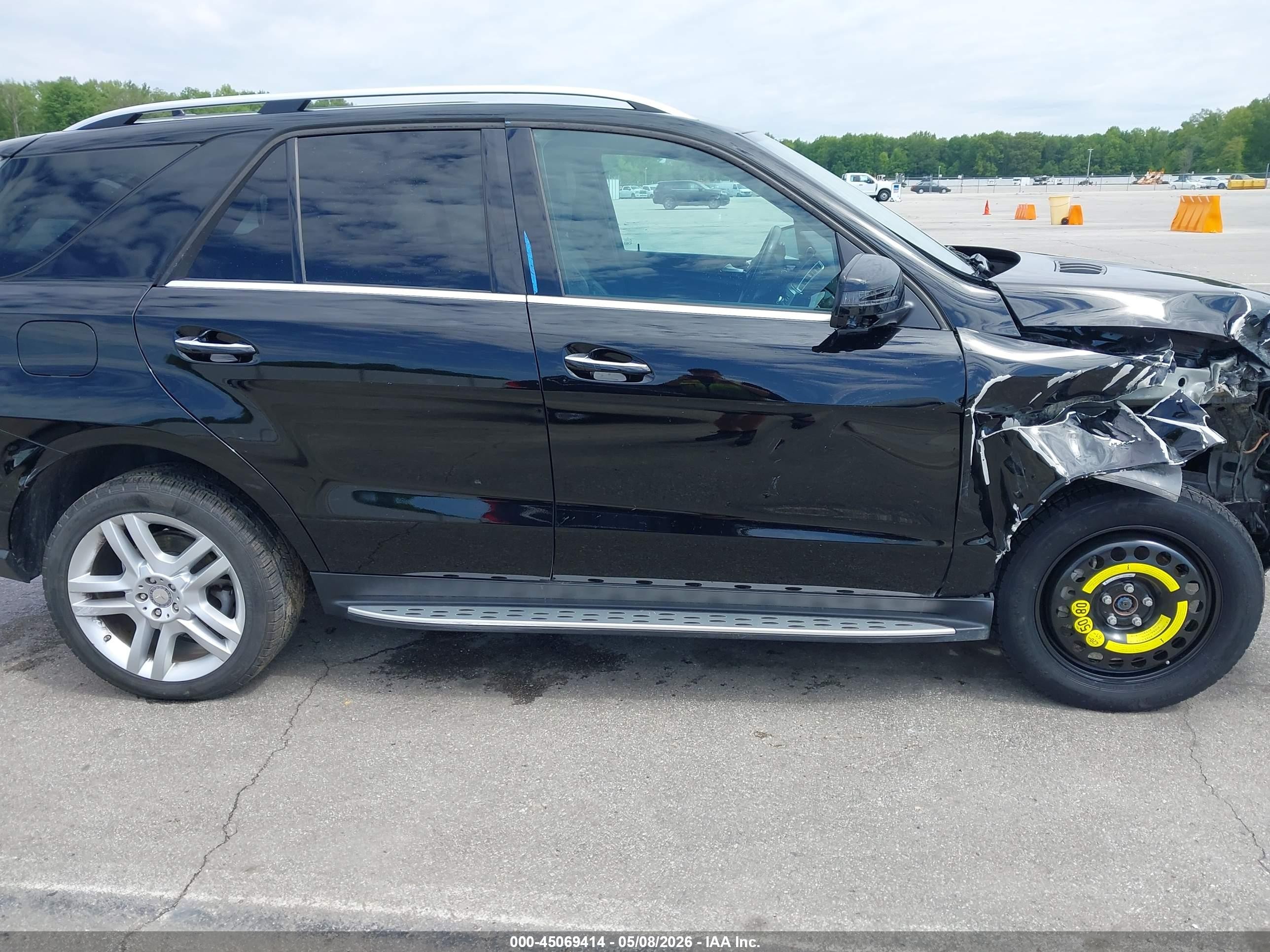 2014 Mercedes-benz Ml 350 4matic Black vin: 4JGDA5HB9EA309724