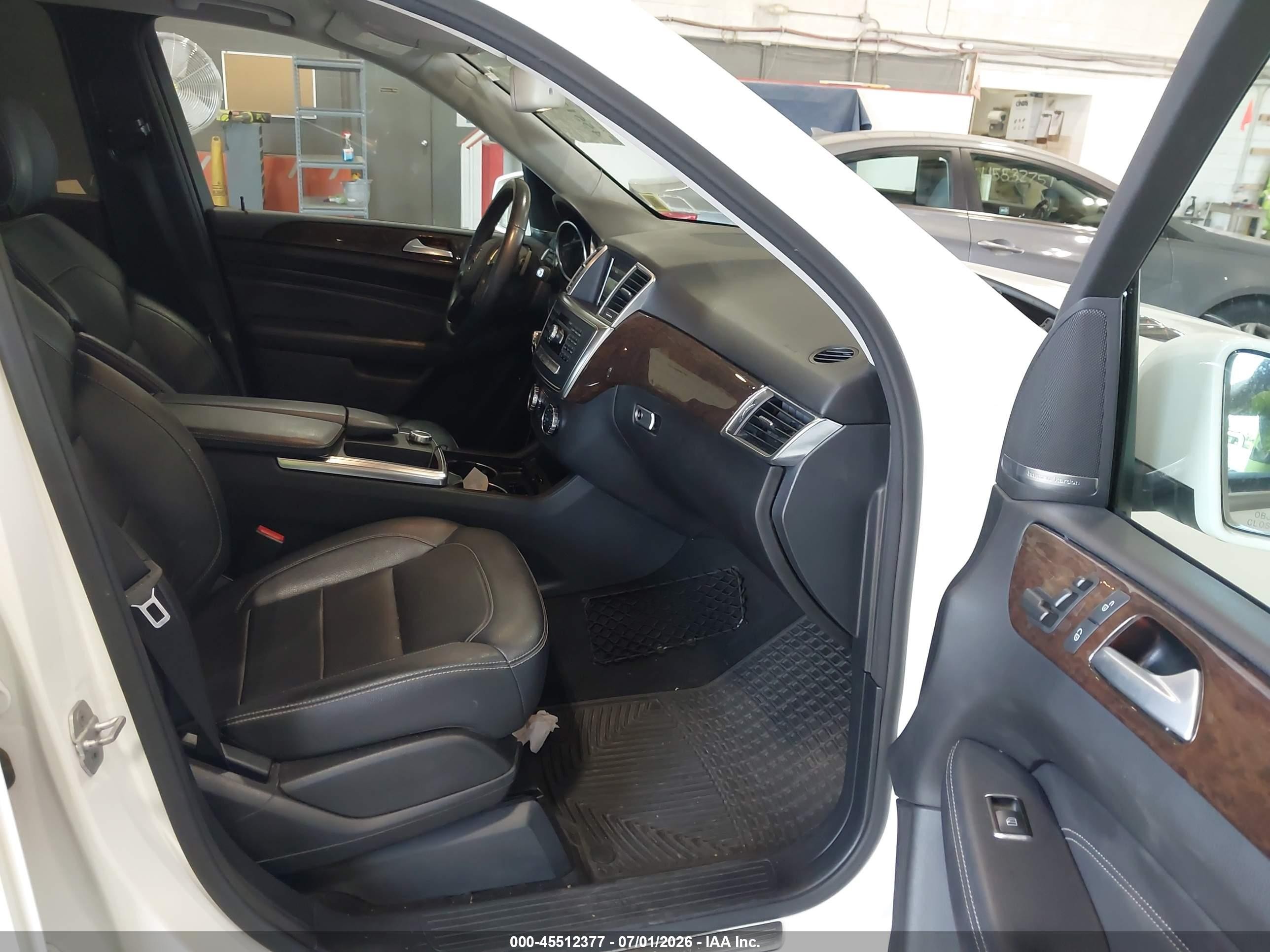 2014 Mercedes-benz Ml 350 4matic White vin: 4JGDA5HB9EA313627