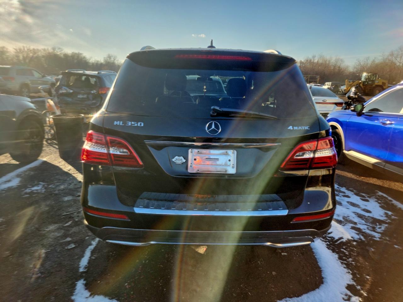 2014 Mercedes-benz Ml 350 4matic Black vin: 4JGDA5HB9EA318407