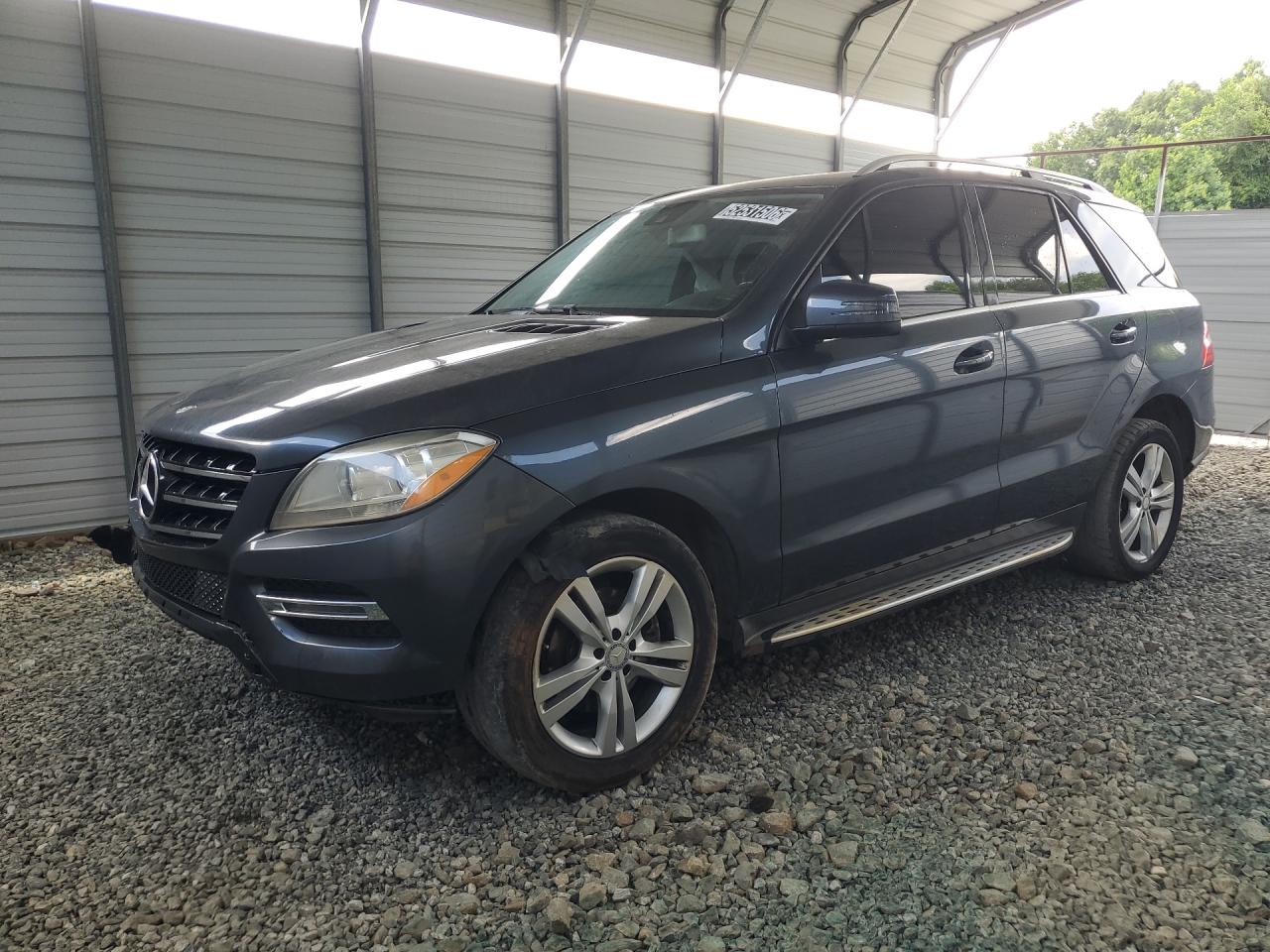 2014 Mercedes-benz Ml 350 4matic Серый vin: 4JGDA5HB9EA365579 Damage: Left Front Tire, Worn, Replacement Required
