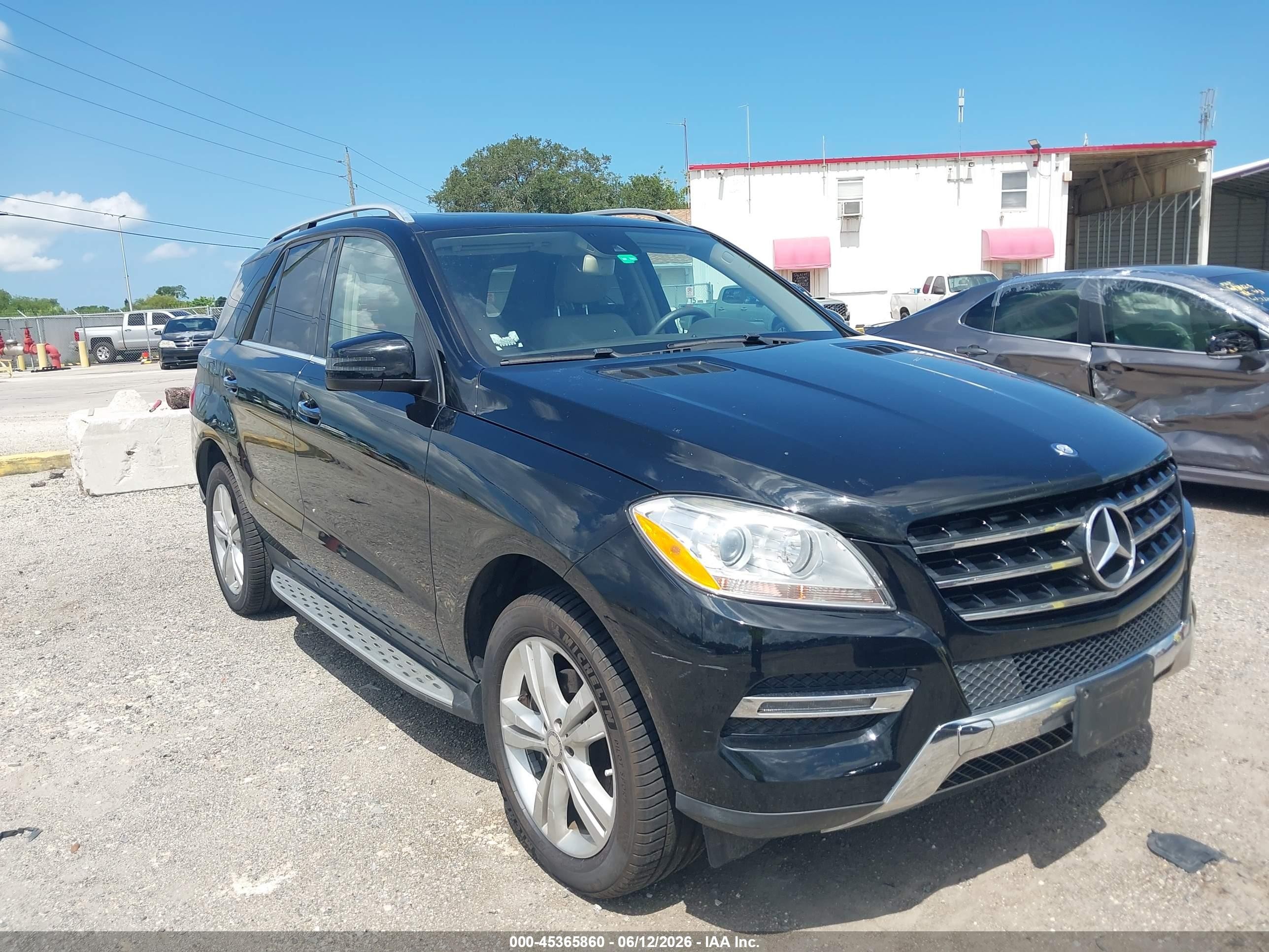 2014 Mercedes-benz Ml 350 4matic Black vin: 4JGDA5HB9EA391017