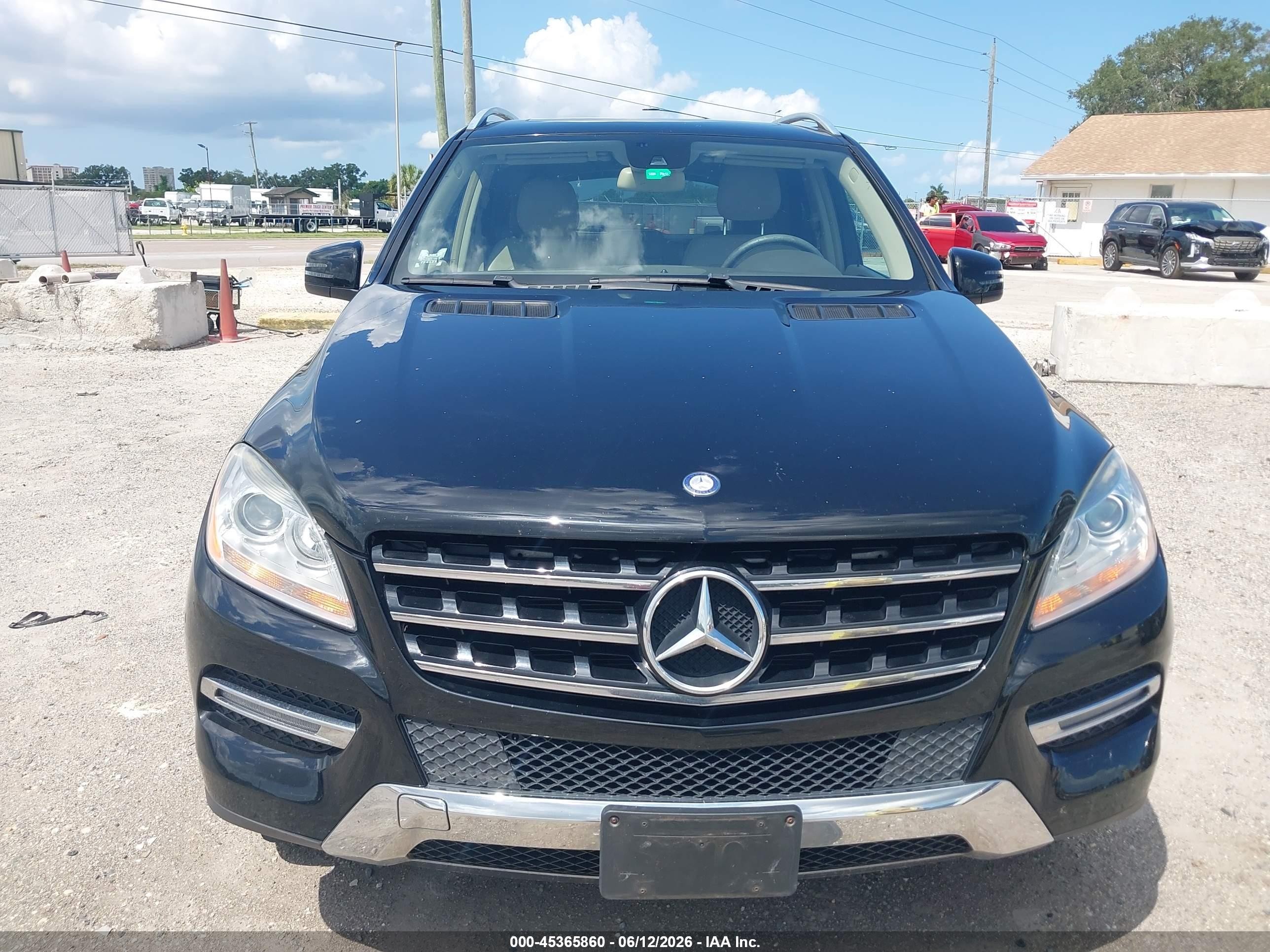 2014 Mercedes-benz Ml 350 4matic Black vin: 4JGDA5HB9EA391017