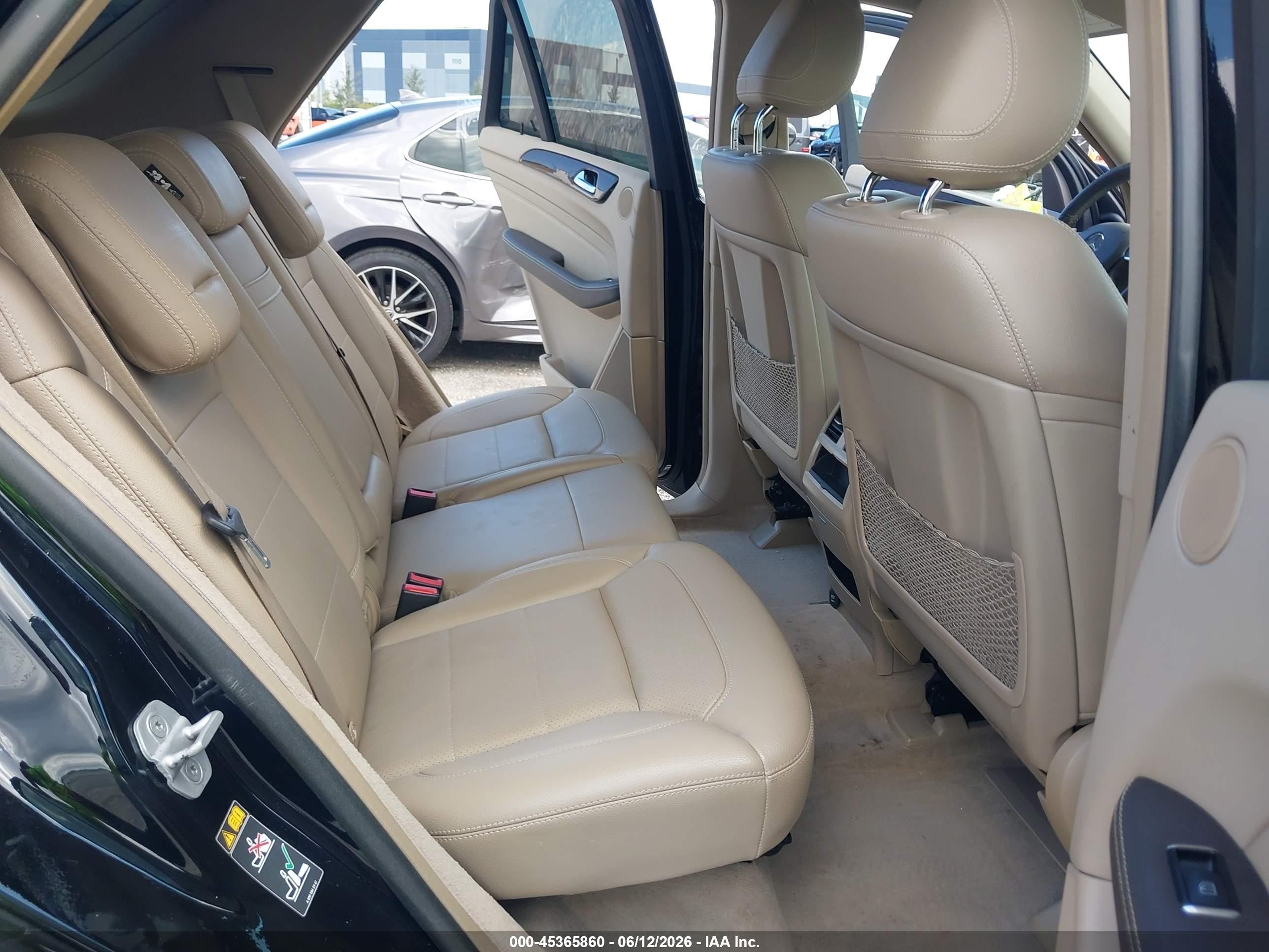 2014 Mercedes-benz Ml 350 4matic Black vin: 4JGDA5HB9EA391017
