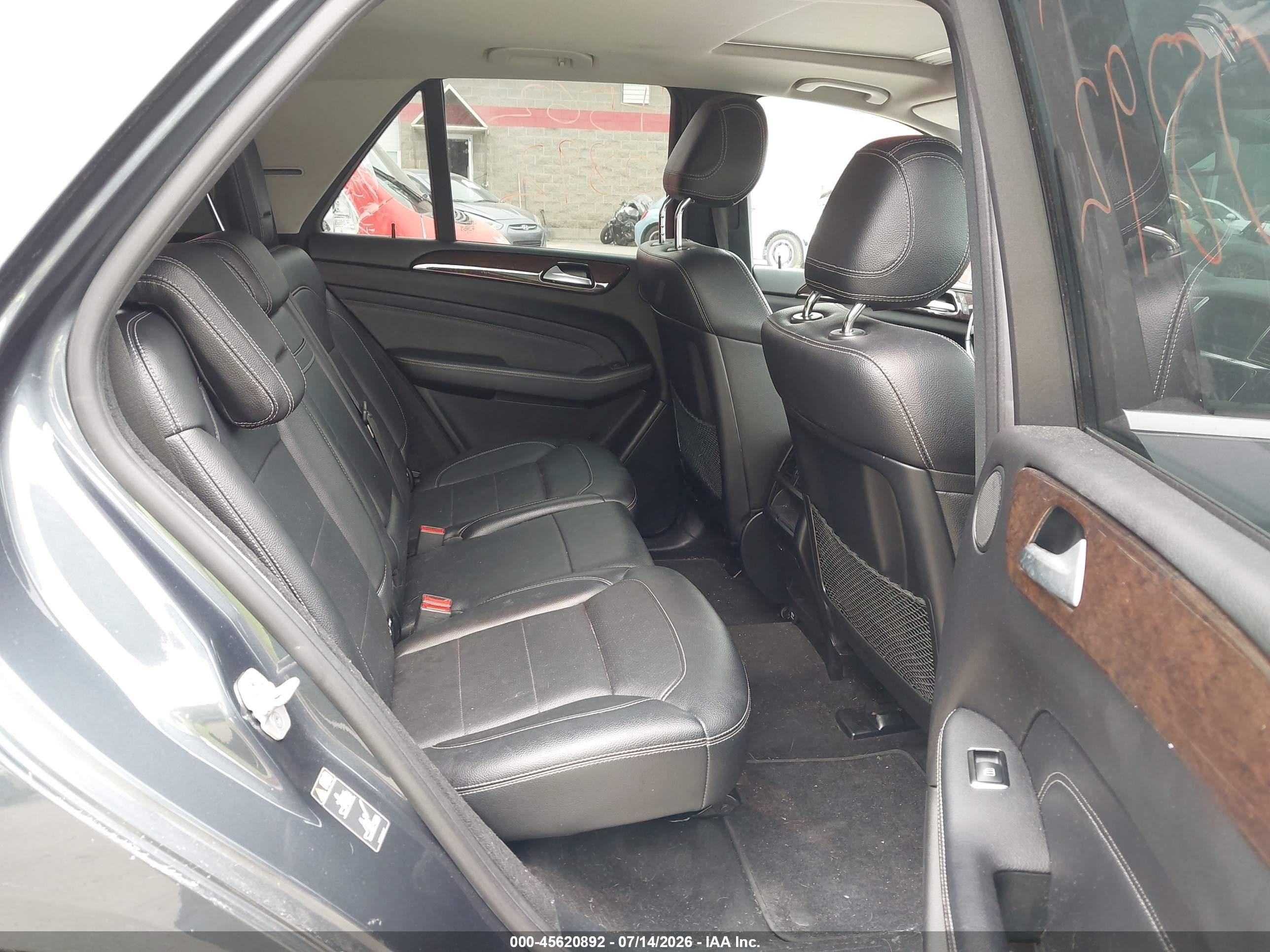 2014 Mercedes-benz Ml 350 4matic Gray vin: 4JGDA5HB9EA400542