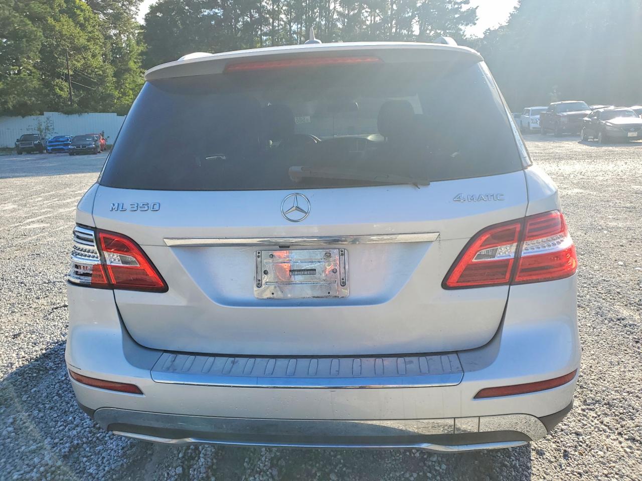 2014 Mercedes-benz Ml 350 4matic Silver vin: 4JGDA5HB9EA424615