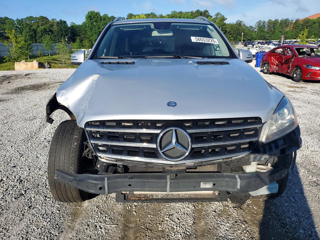 2014 Mercedes-benz Ml 350 4matic Silver vin: 4JGDA5HB9EA424615