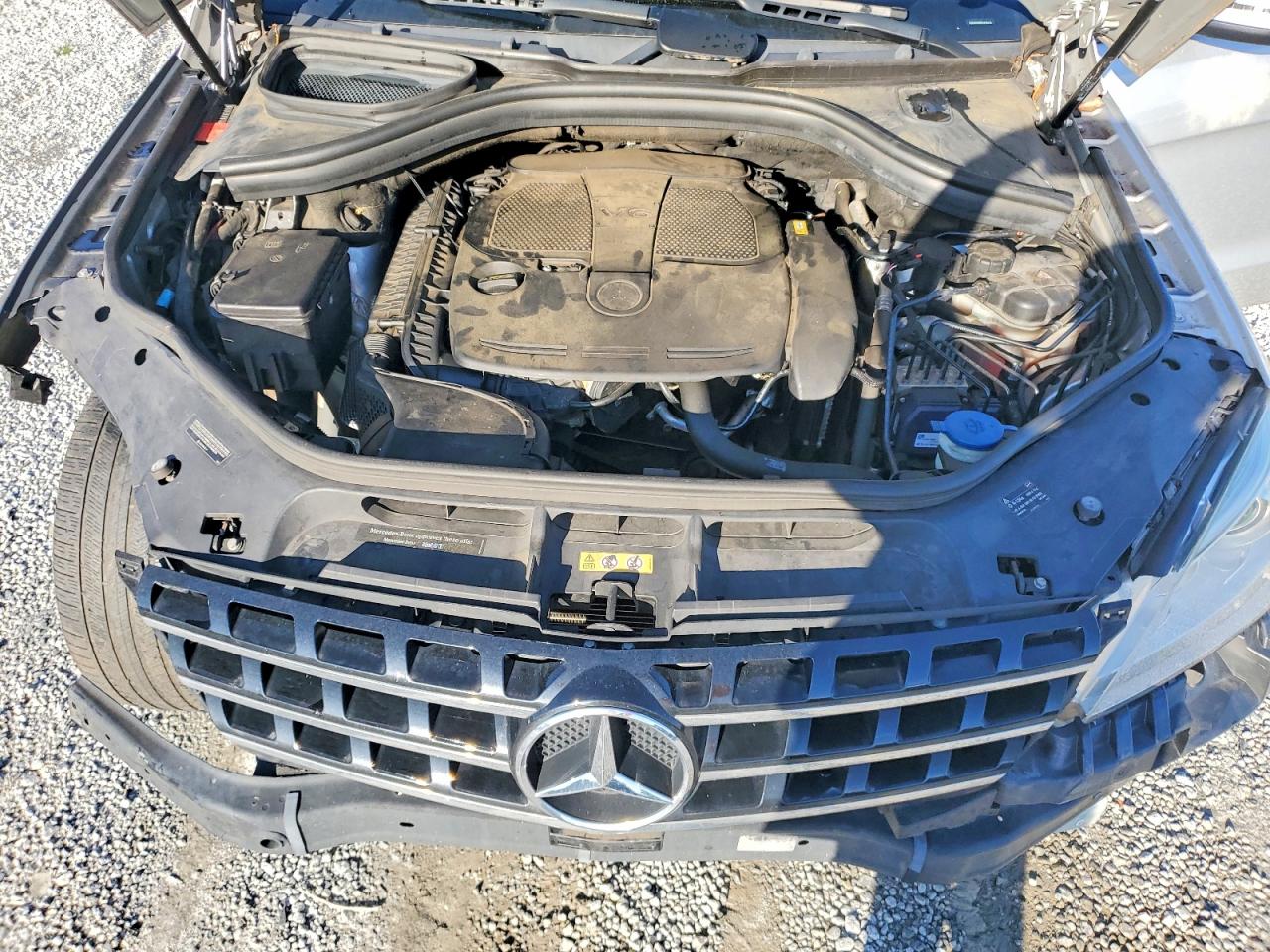 2014 Mercedes-benz Ml 350 4matic Silver vin: 4JGDA5HB9EA424615