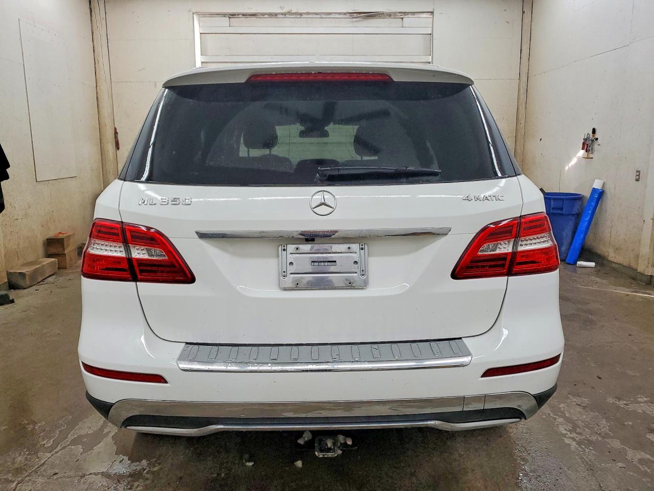 2014 Mercedes-benz Ml 350 4matic White vin: 4JGDA5HB9EA428230
