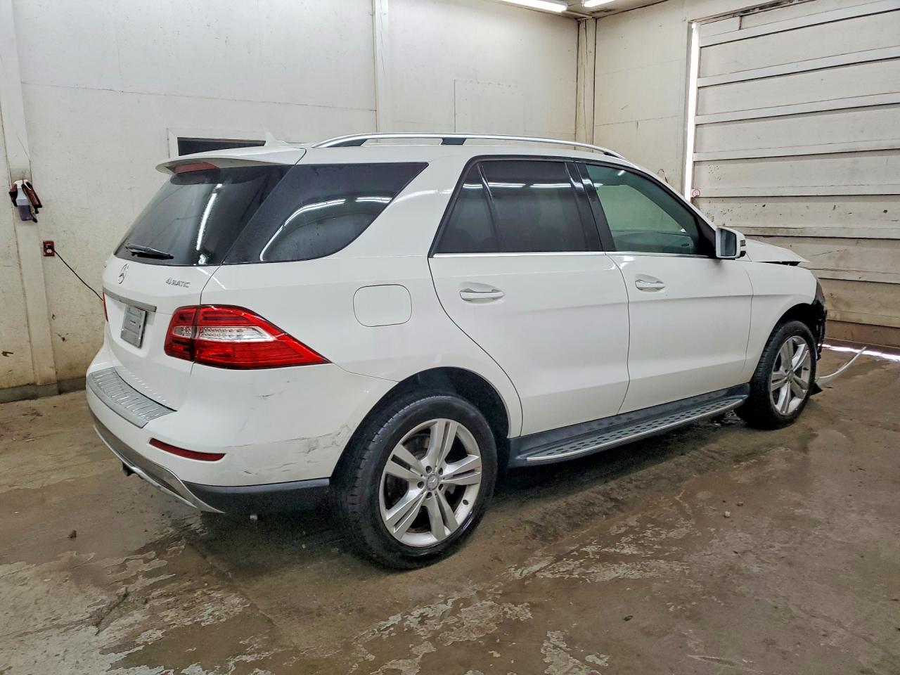 2014 Mercedes-benz Ml 350 4matic White vin: 4JGDA5HB9EA428230