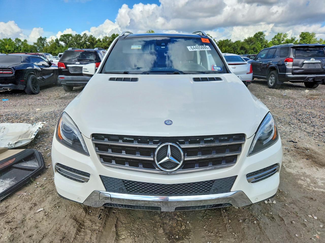 2014 Mercedes-benz Ml 350 4matic White vin: 4JGDA5HB9EA429586