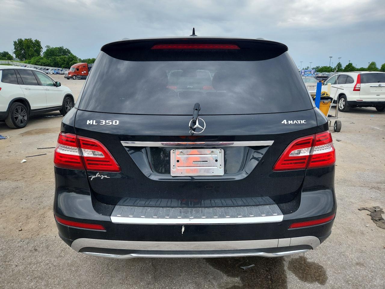 2014 Mercedes-benz Ml 350 4matic Black vin: 4JGDA5HB9EA429653