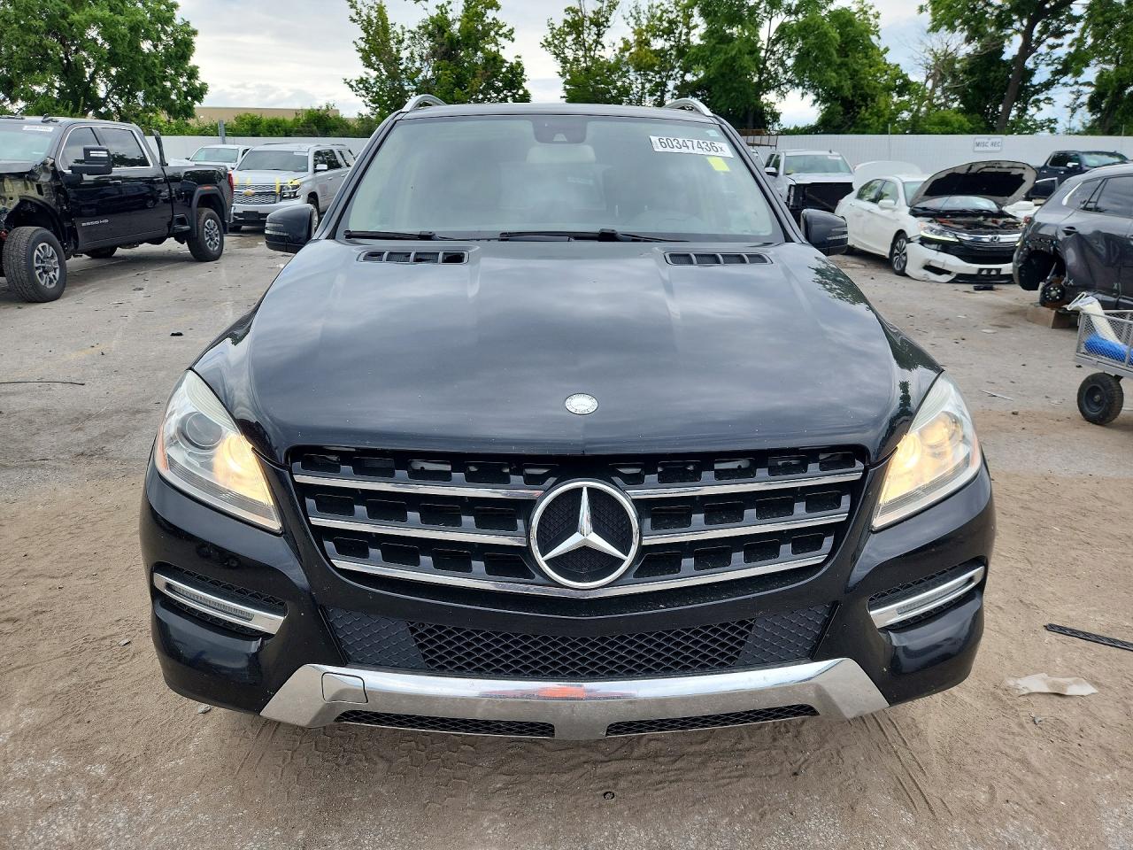 2014 Mercedes-benz Ml 350 4matic Black vin: 4JGDA5HB9EA429653