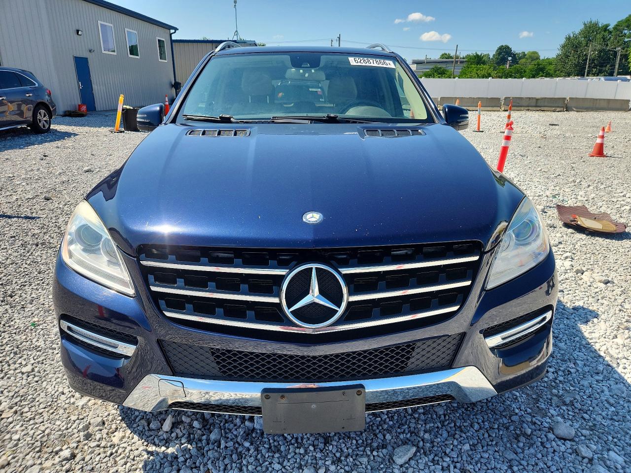 2014 Mercedes-benz Ml 350 4matic Blue vin: 4JGDA5HB9EA436568