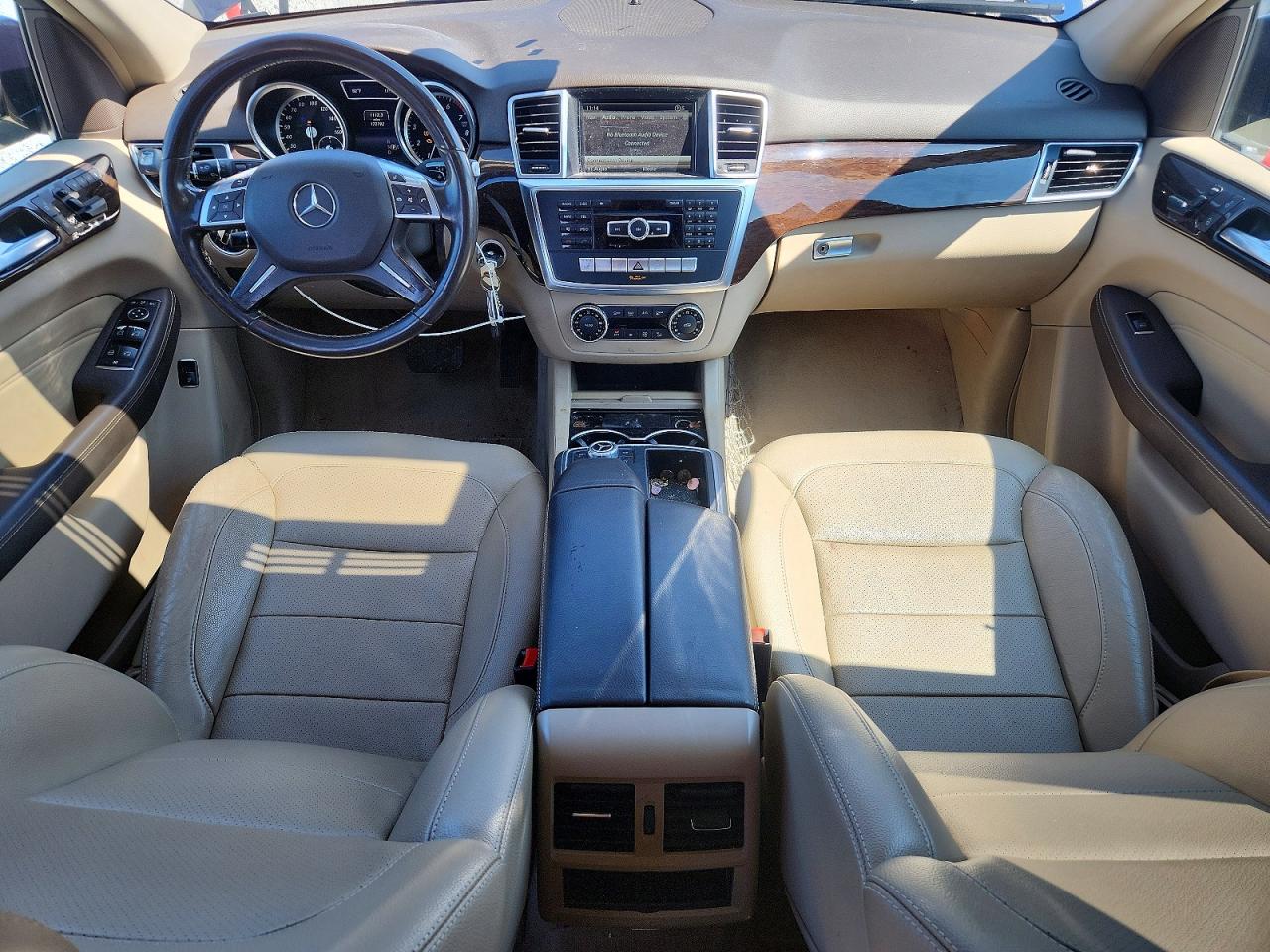 2014 Mercedes-benz Ml 350 4matic Blue vin: 4JGDA5HB9EA436568