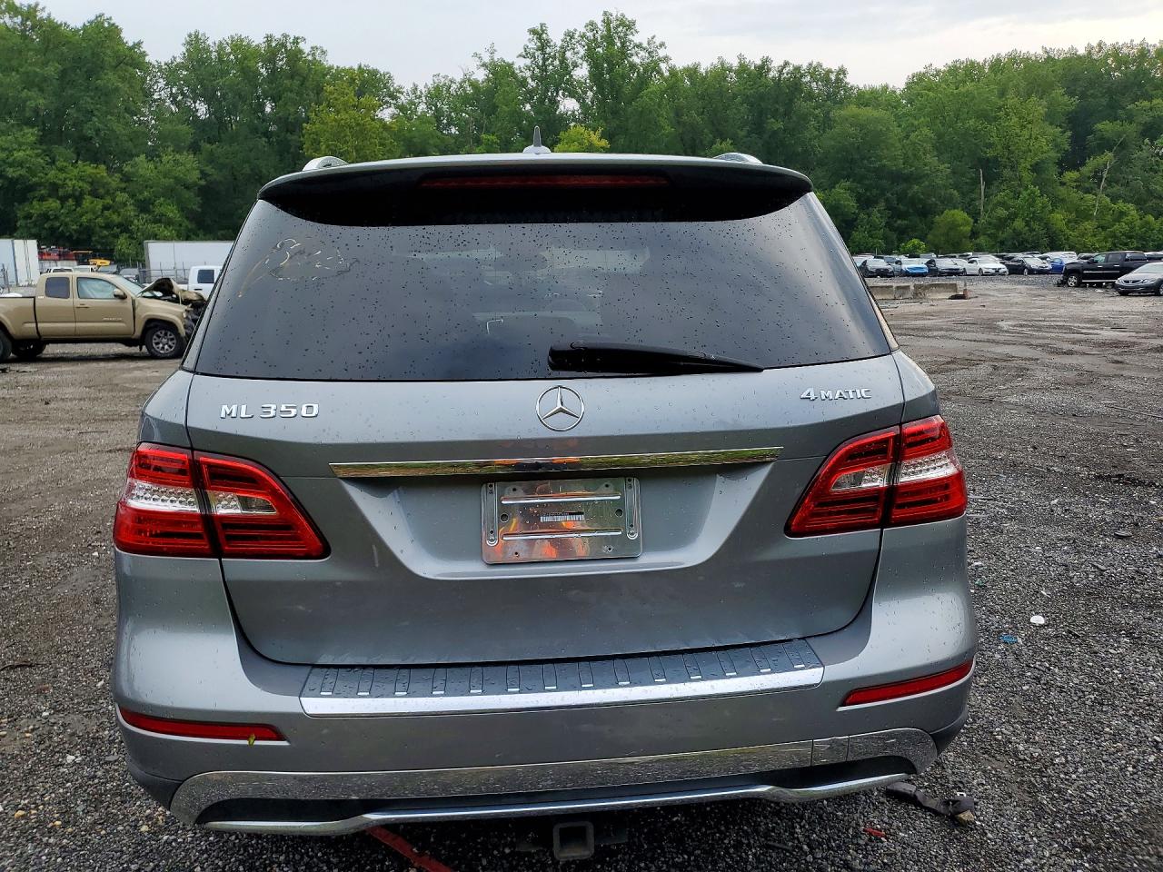 2015 Mercedes-benz Ml 350 4matic Серый vin: 4JGDA5HB9FA456093