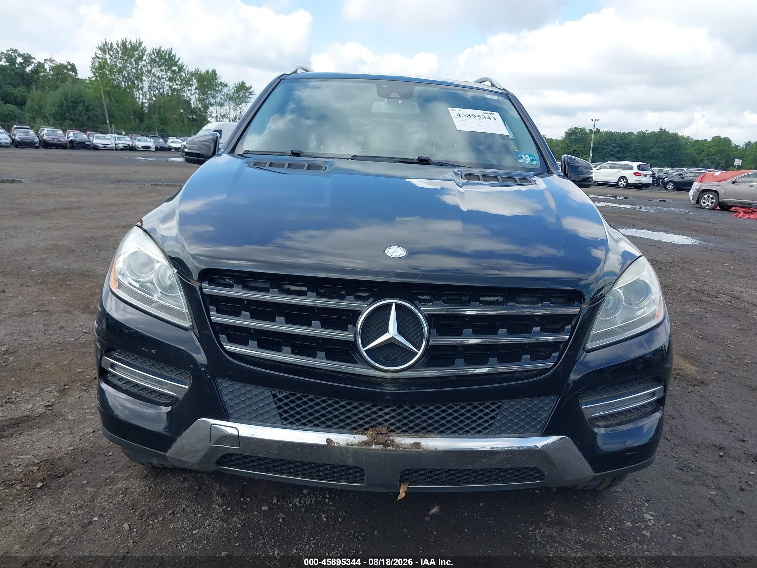 2015 Mercedes-benz Ml 350 4matic Черный vin: 4JGDA5HB9FA525297