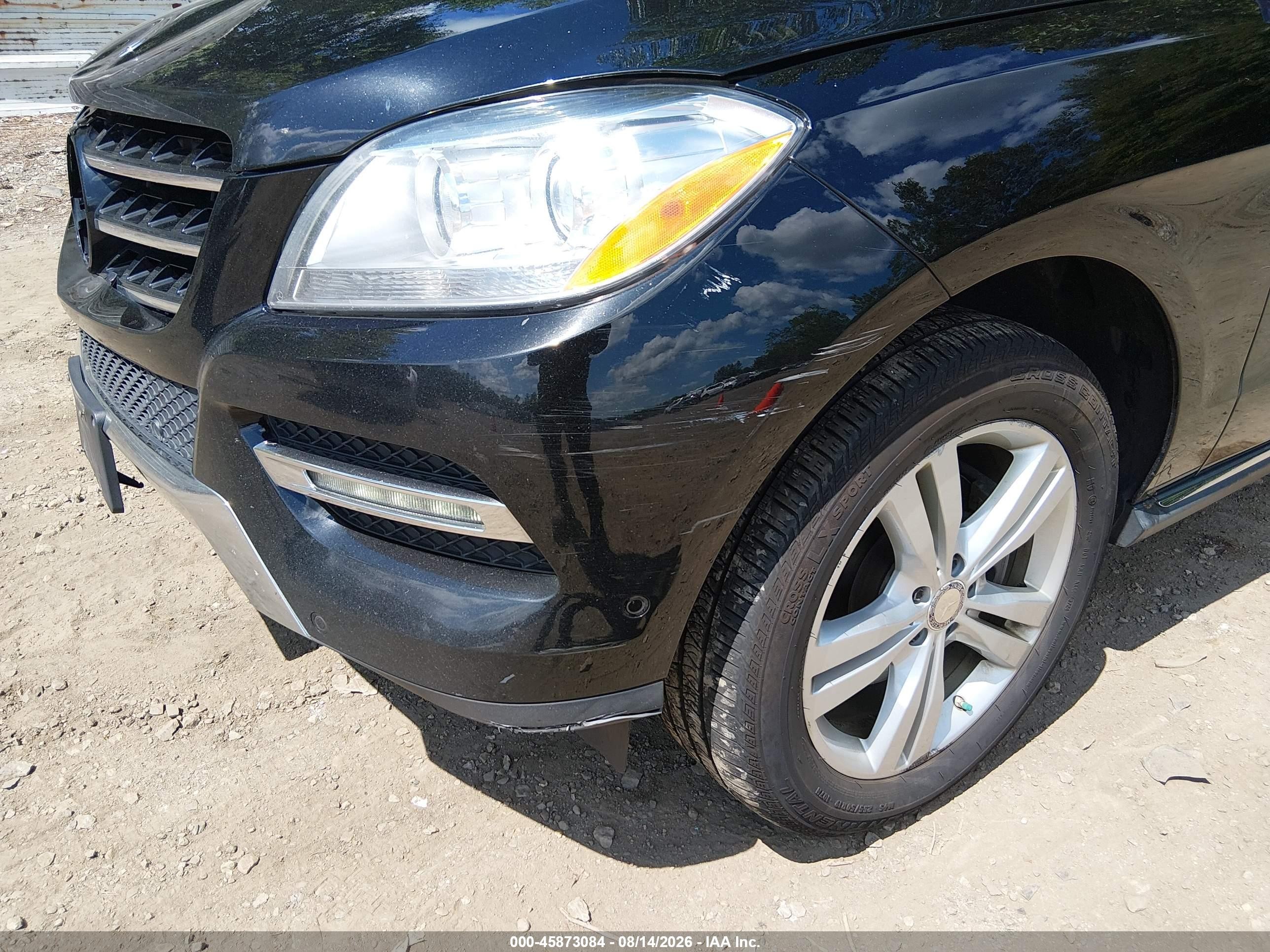 2015 Mercedes-benz Ml 350 4matic Черный vin: 4JGDA5HB9FA585323