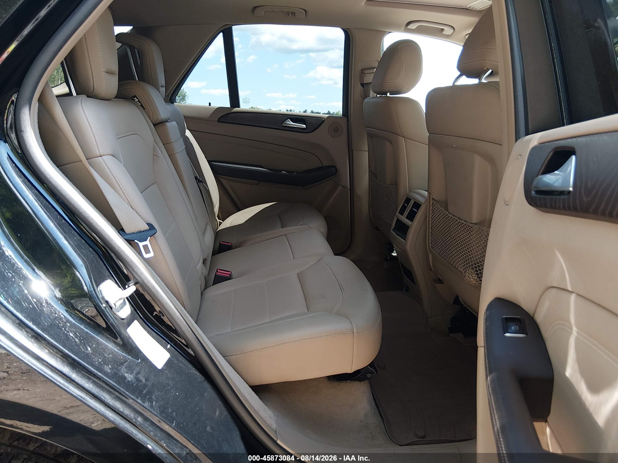 2015 Mercedes-benz Ml 350 4matic Черный vin: 4JGDA5HB9FA585323