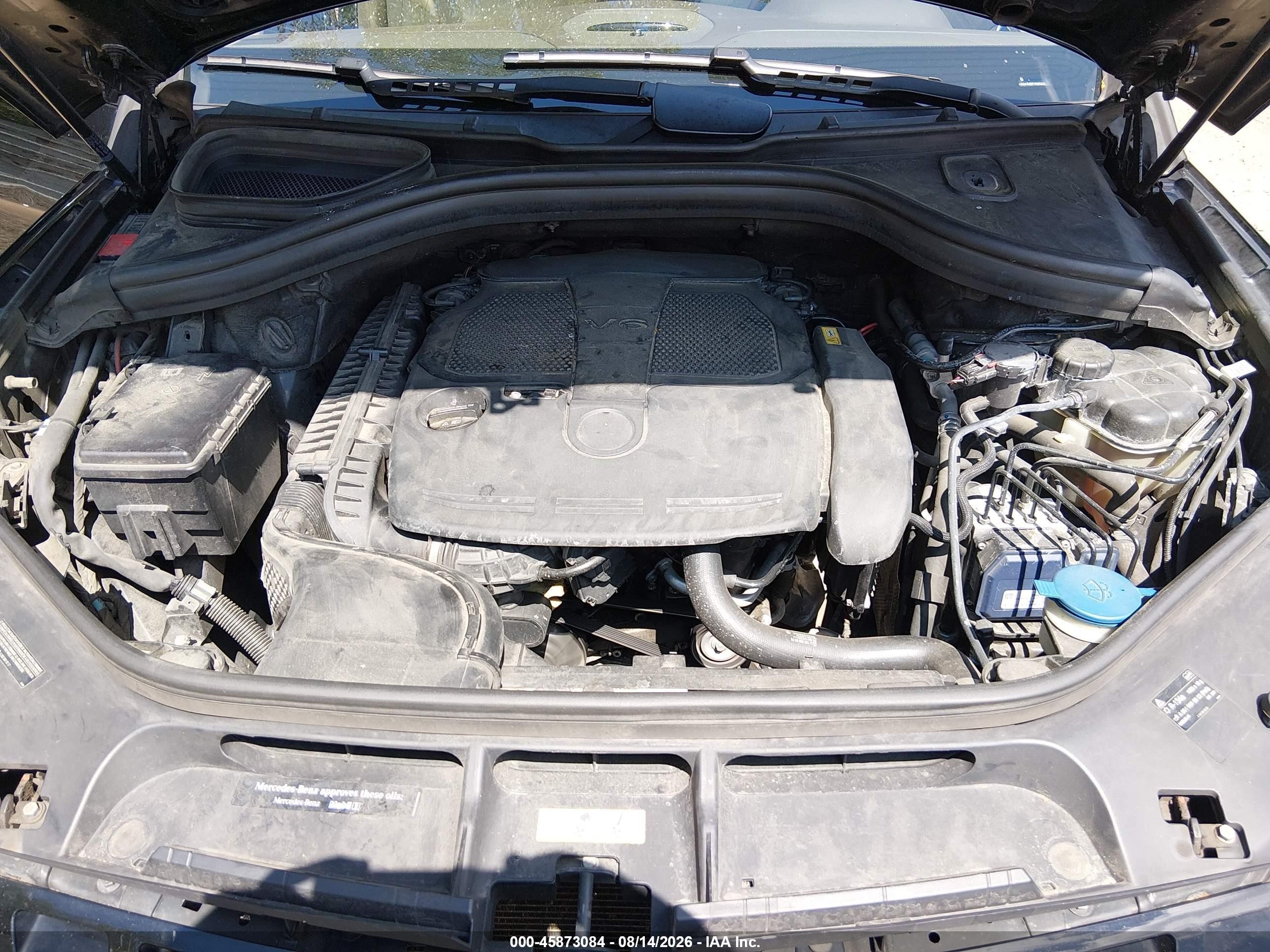 2015 Mercedes-benz Ml 350 4matic Черный vin: 4JGDA5HB9FA585323
