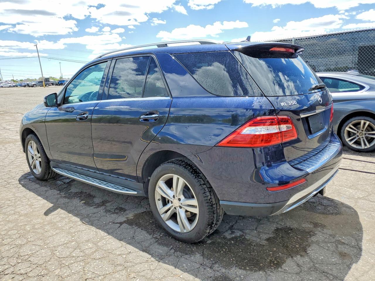 2015 Mercedes-benz Ml 350 4matic Blue vin: 4JGDA5HB9FA593776