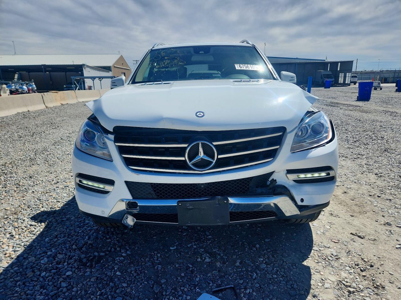 2015 Mercedes-benz Ml 350 4matic White vin: 4JGDA5HB9FA596404
