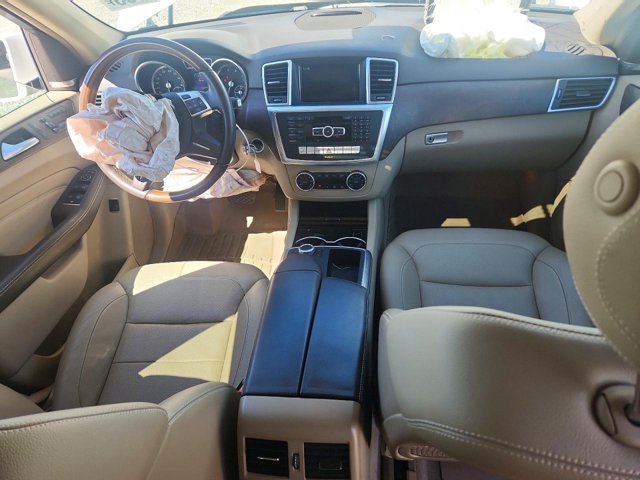 2015 Mercedes-benz Ml 350 4matic White vin: 4JGDA5HB9FA596404