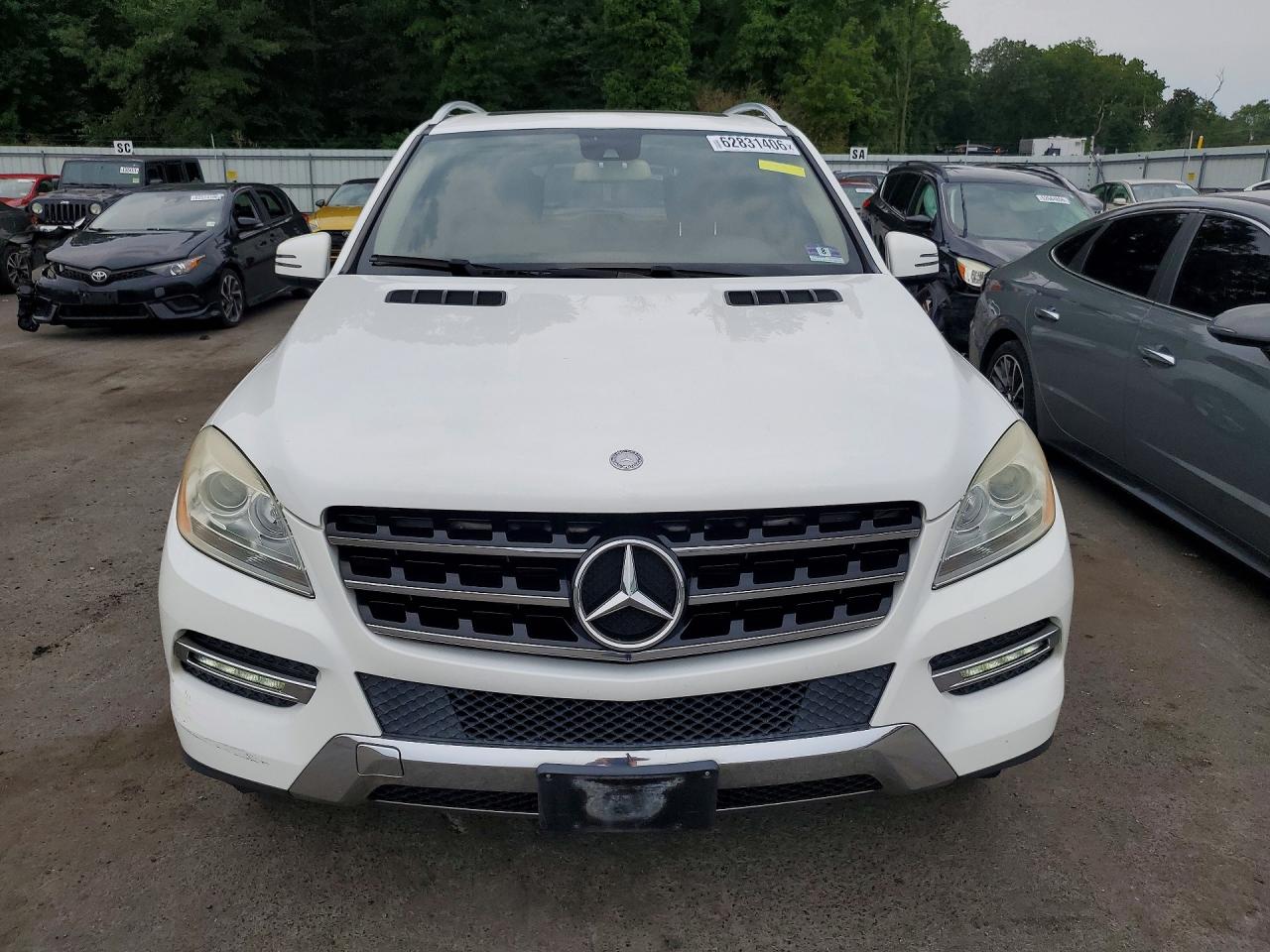 2015 Mercedes-benz Ml 350 4matic White vin: 4JGDA5HB9FA619017