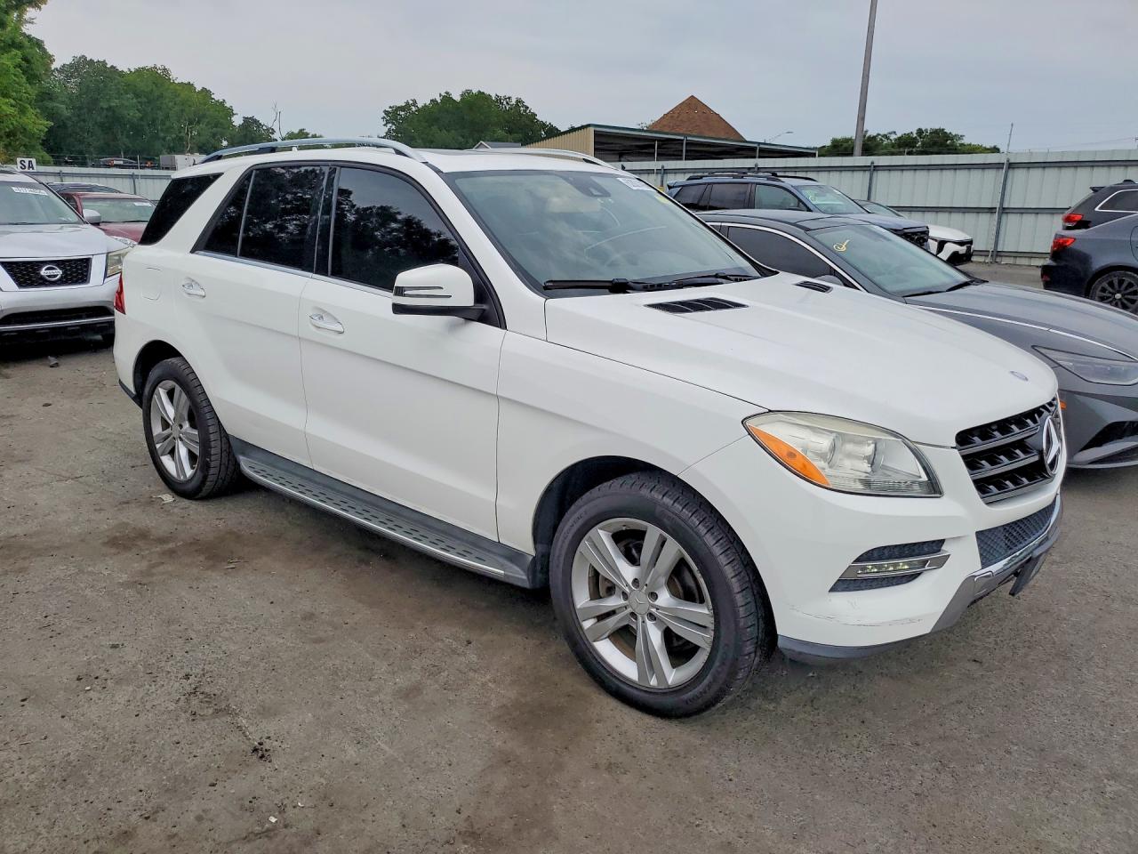 2015 Mercedes-benz Ml 350 4matic White vin: 4JGDA5HB9FA619017