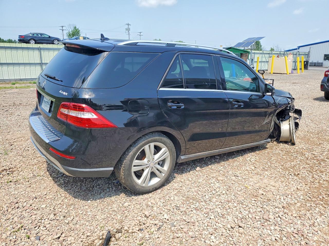 2012 Mercedes-benz Ml 350 4matic Black vin: 4JGDA5HBXCA002916