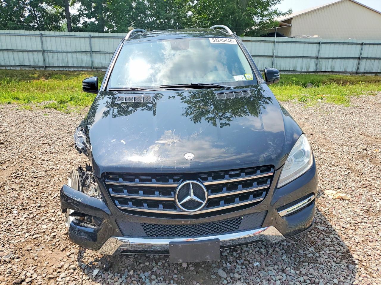 2012 Mercedes-benz Ml 350 4matic Black vin: 4JGDA5HBXCA002916