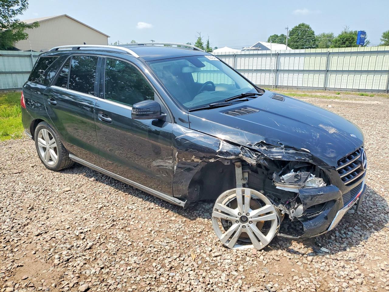 2012 Mercedes-benz Ml 350 4matic Black vin: 4JGDA5HBXCA002916