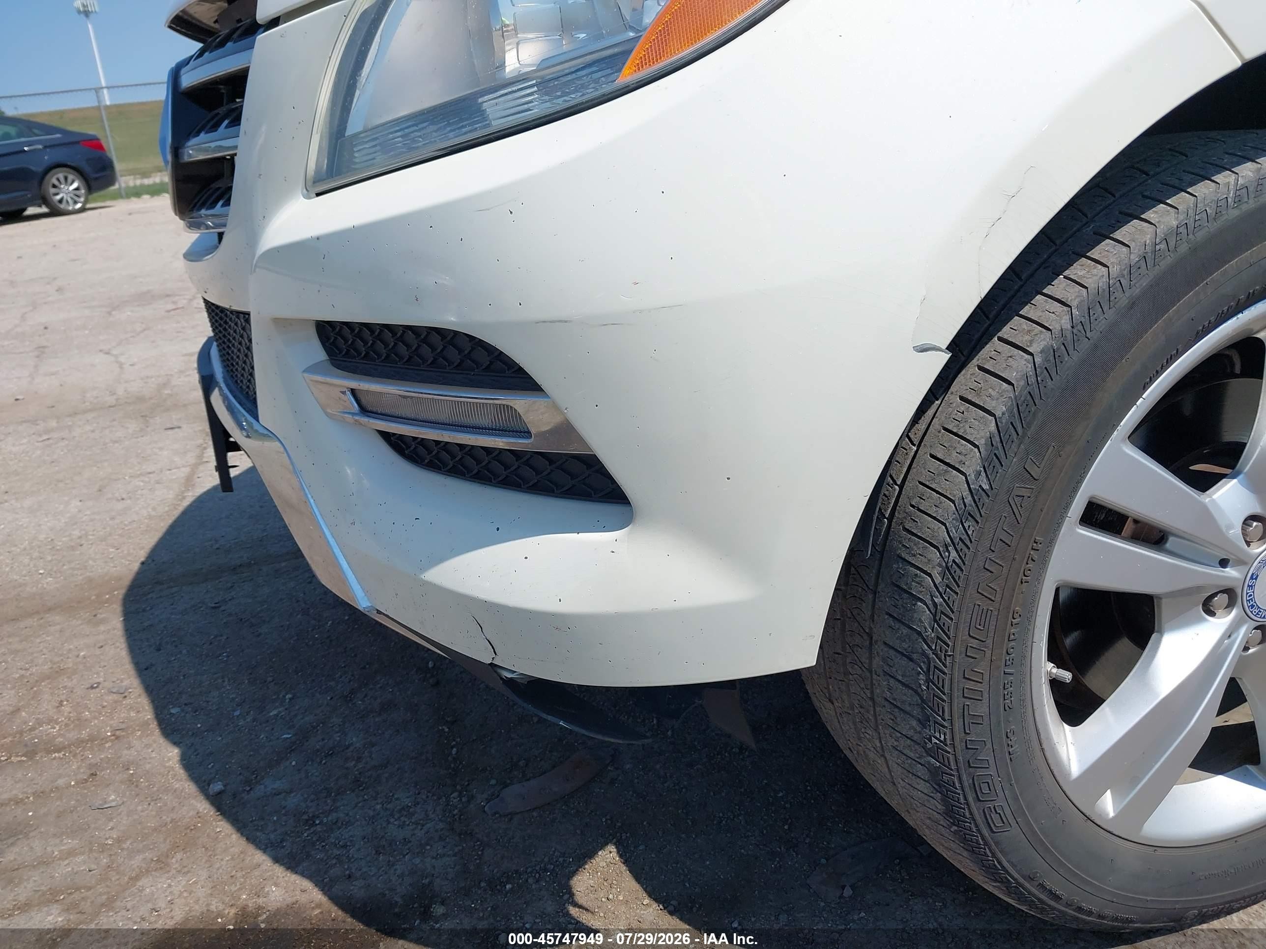 2012 Mercedes-benz Ml 350 4matic White vin: 4JGDA5HBXCA012913